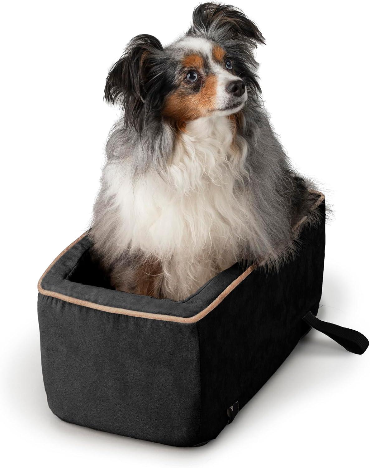 Snoozer Pet Products Luxury Lookout Console Pet Car Seat in Microsuede