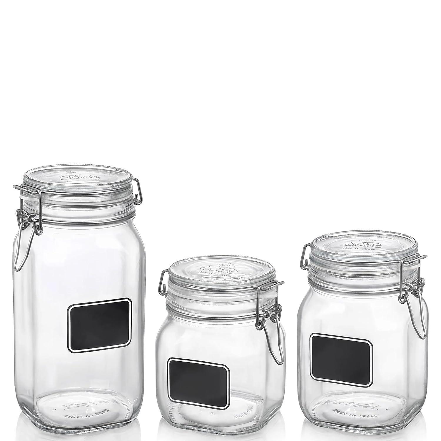 Bormioli Rocco 1.5L Swing Top Fido Chalkboard Jar