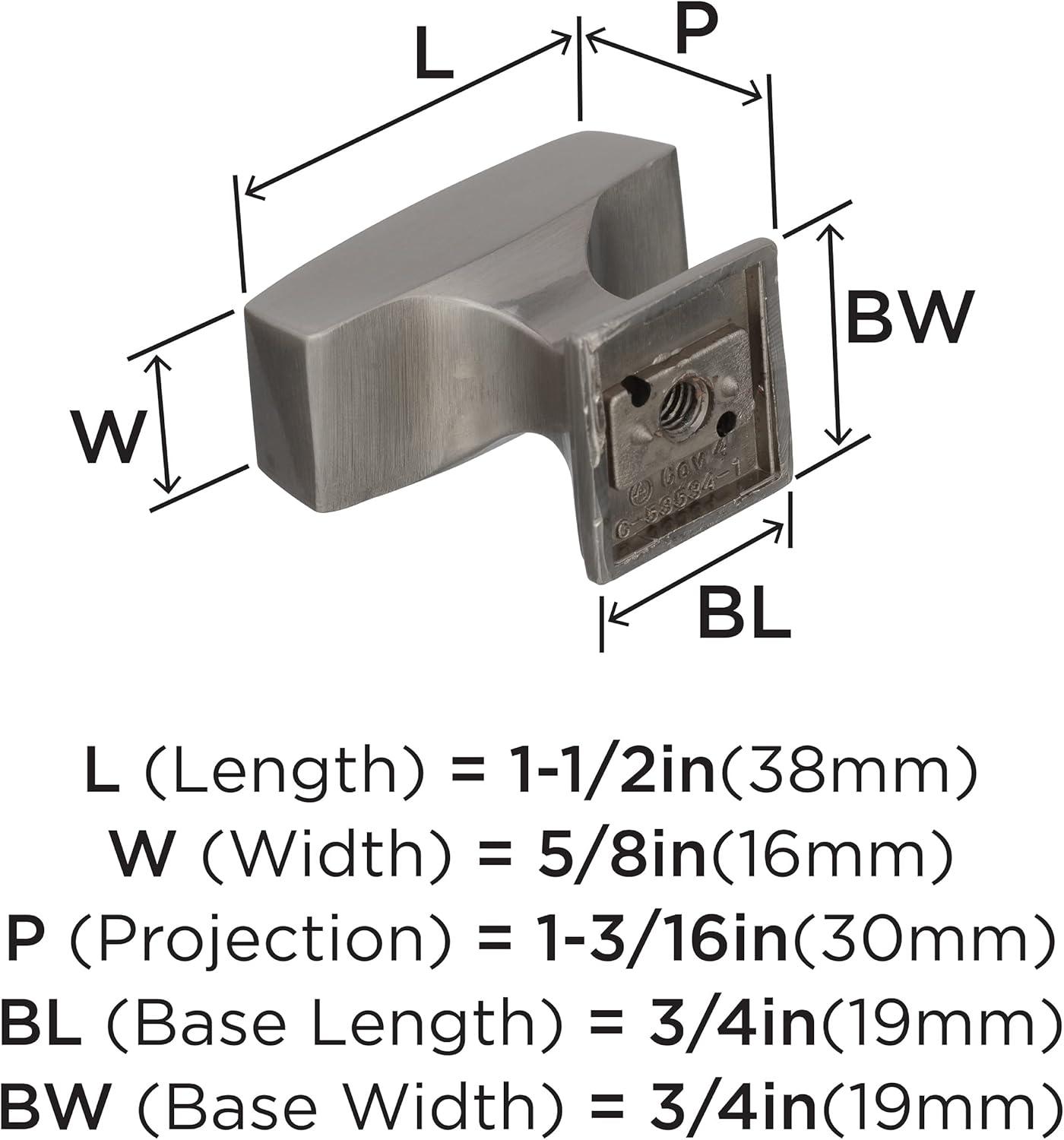 Mulholland 1 1/2" Length Bar Knob