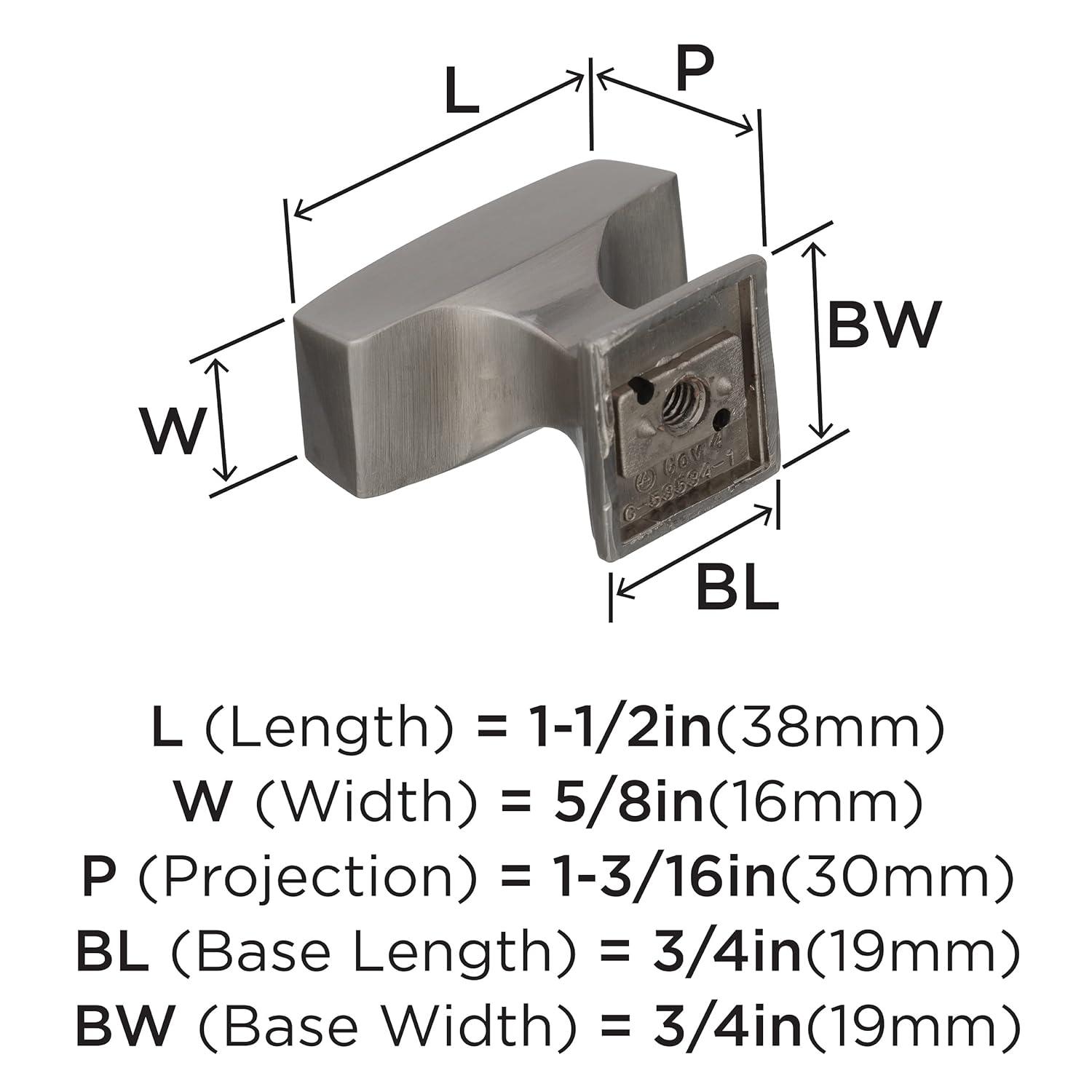 Mulholland 1 1/2" Length Bar Knob