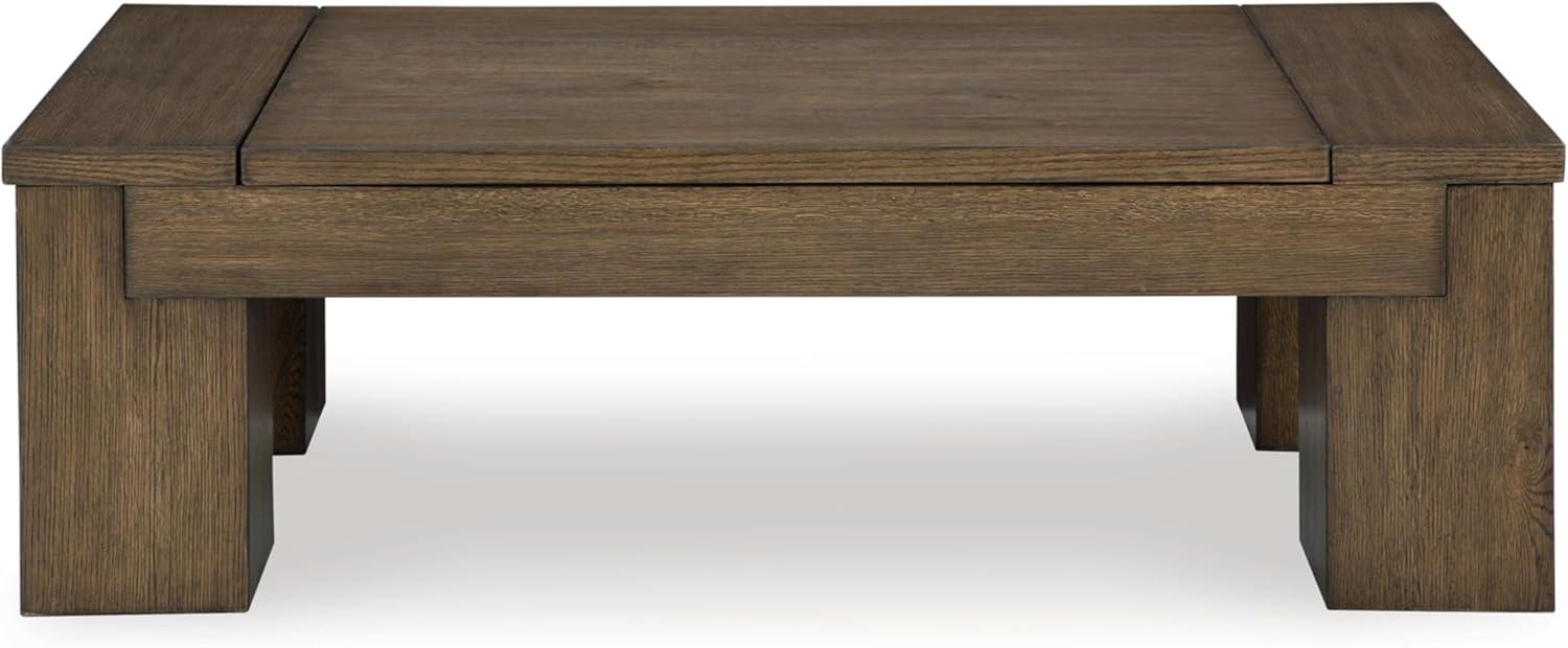 Signature Design by Ashley Rosswain 54" Lift-Top Coffee Table, Brown