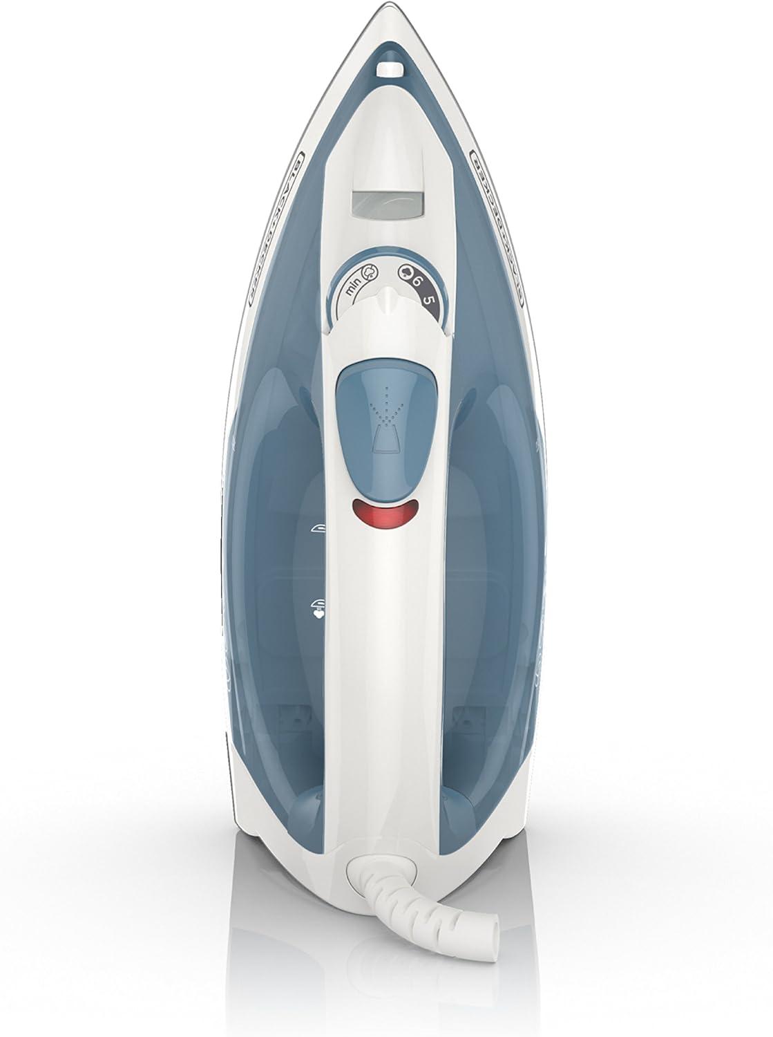 BLACK+DECKER BLACK+DECKER Easy Steam Compact Iron for Clothes, Automatic Shutoff, Nonstick Plate, Light Weight, 1200 Watts