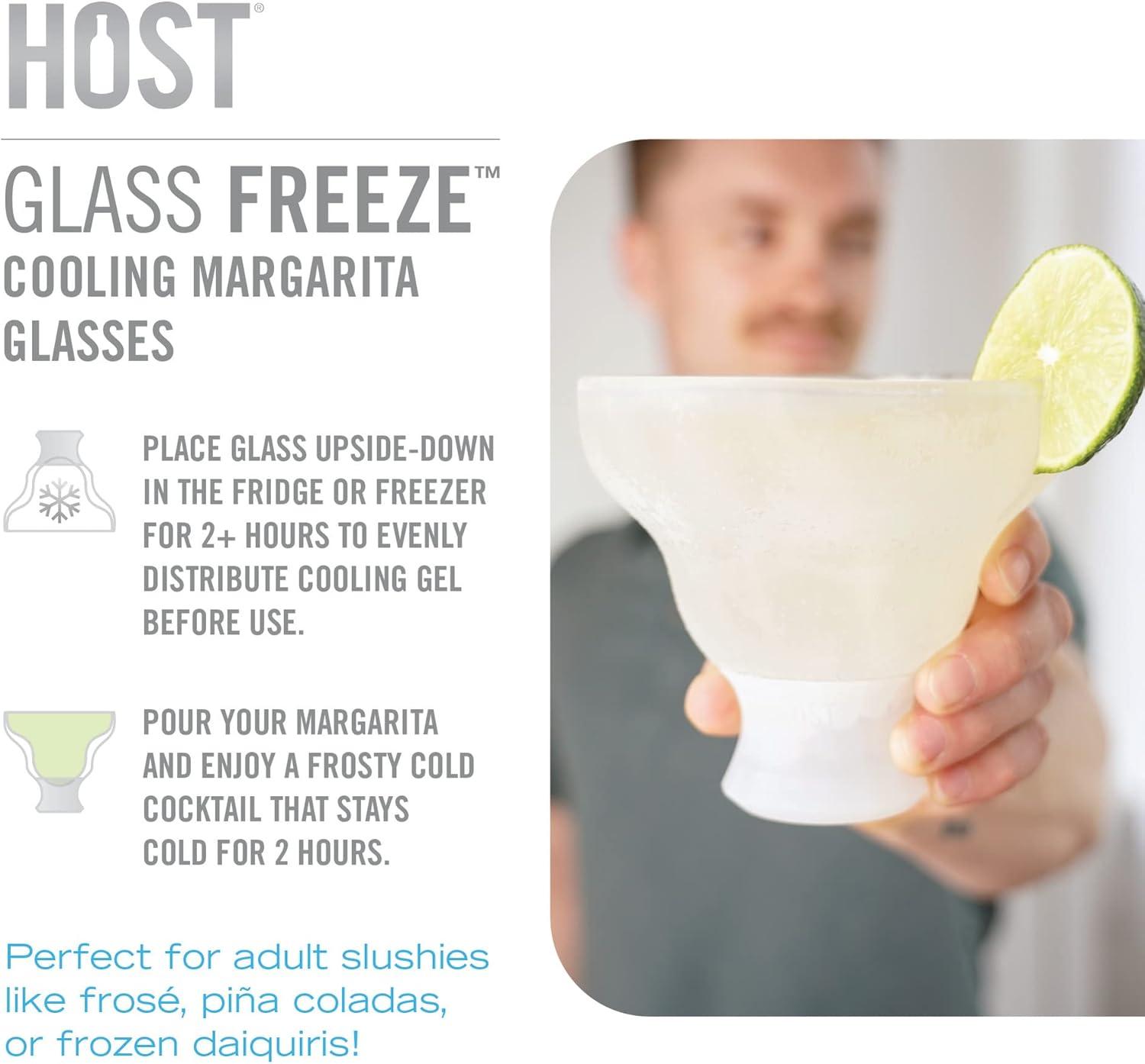 Glass Margarita FREEZE Cooling Cup