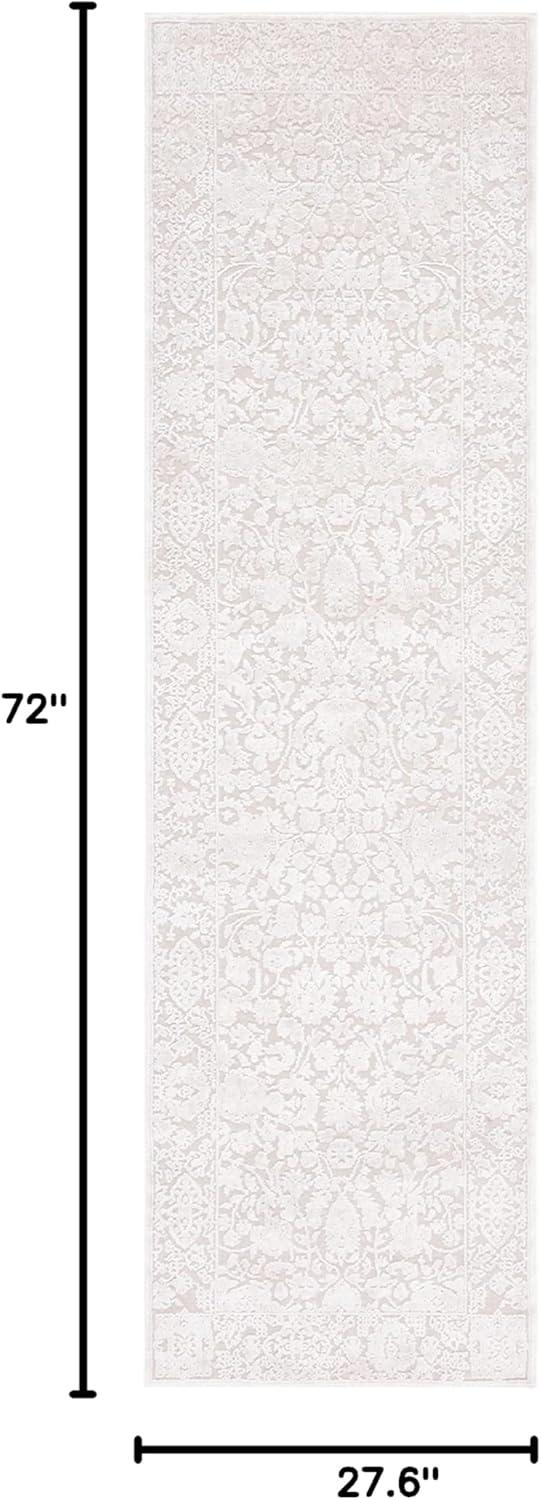 Reflection RFT667 Power Loomed Runner Rug - Creme/Ivory - 2'3"x6' - Safavieh.