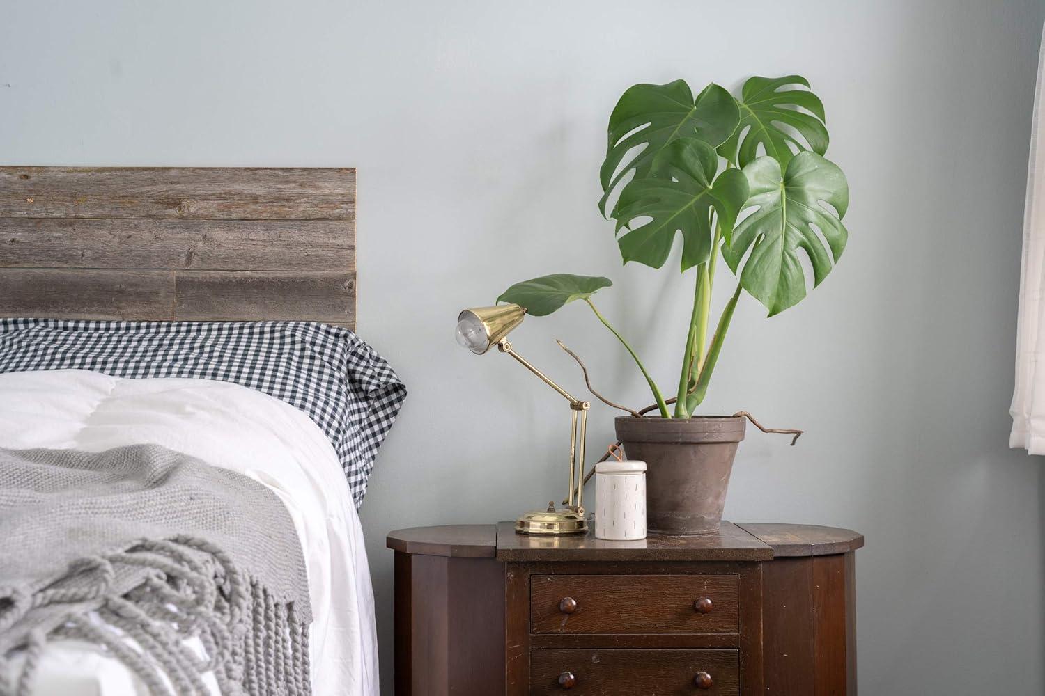 BarnwoodUSA Rustic Farmhouse 36" x 3" Weathered Gray Reclaimed Thin Split Wood Planks, Set of 6