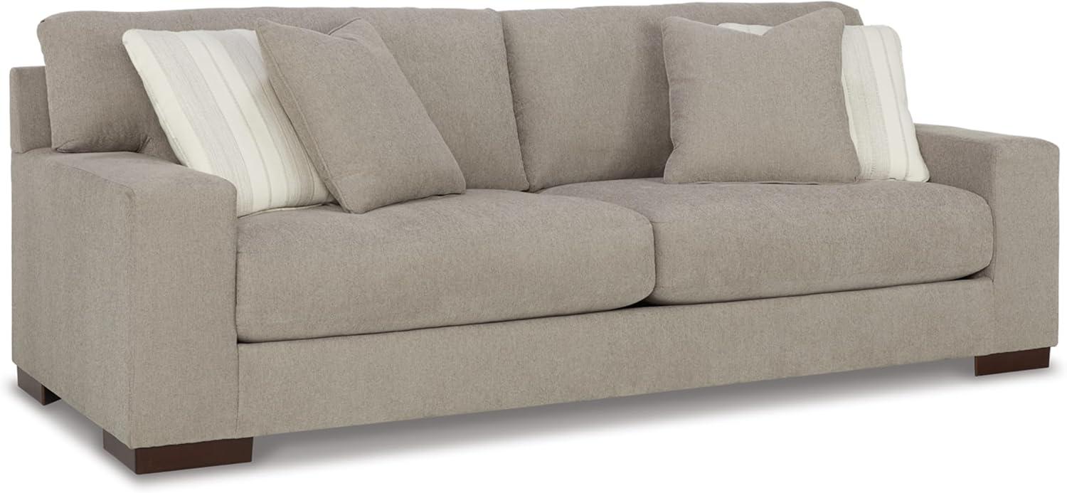 Maggie 96" Square Arm Sofa with Reversible Cushions