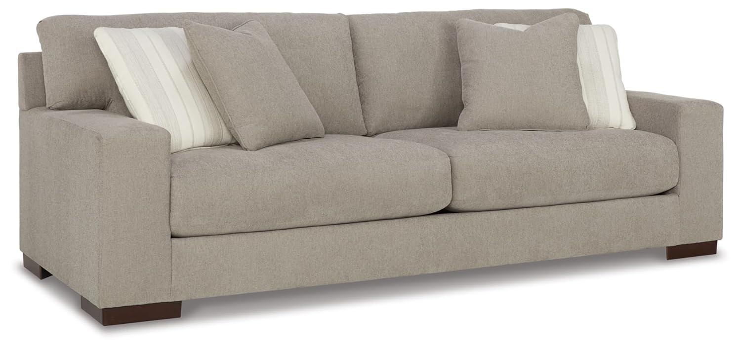 Maggie 96" Square Arm Sofa with Reversible Cushions