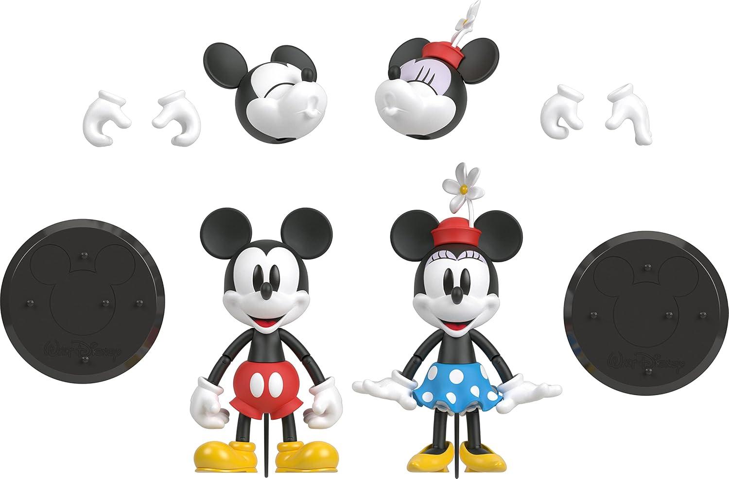 Disney 100 Mickey and Minnie Mouse Collectible Action Figures Set