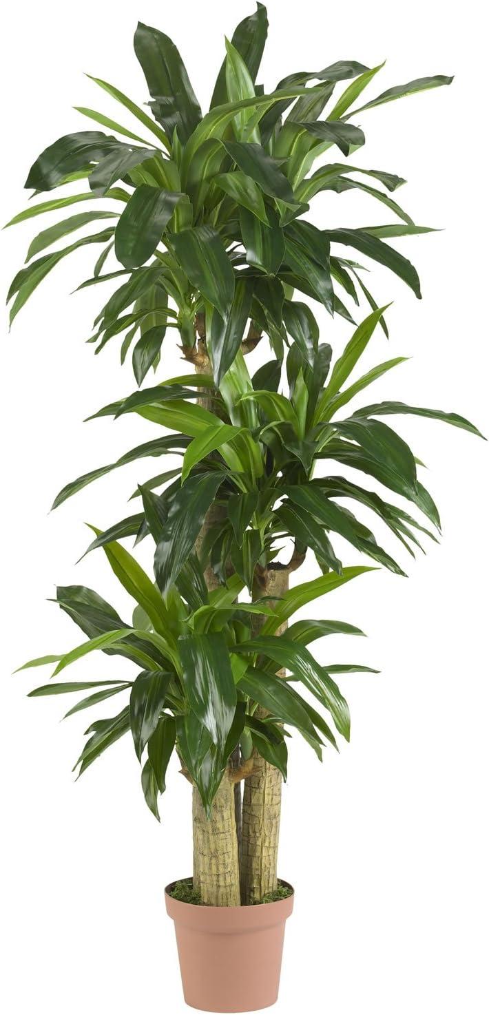 Nearly Natural Corn Stalk Dracaena Silk Plant (Real Touch)