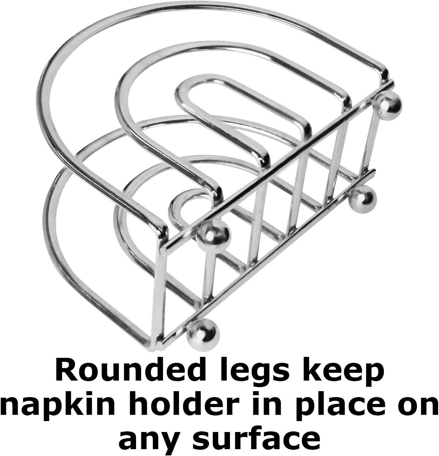 Blue Donuts Chrome Collection Napkin Holder