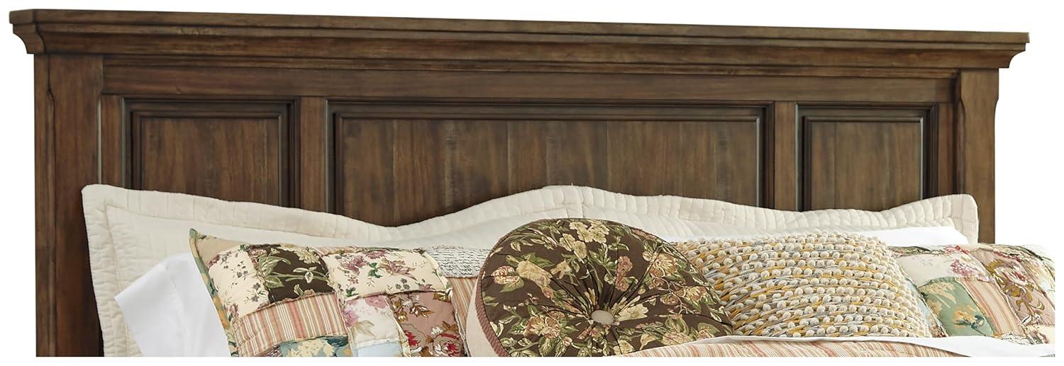 Signature Design by Ashley Flynnter Queen Panel Headboard in Medium Brown
