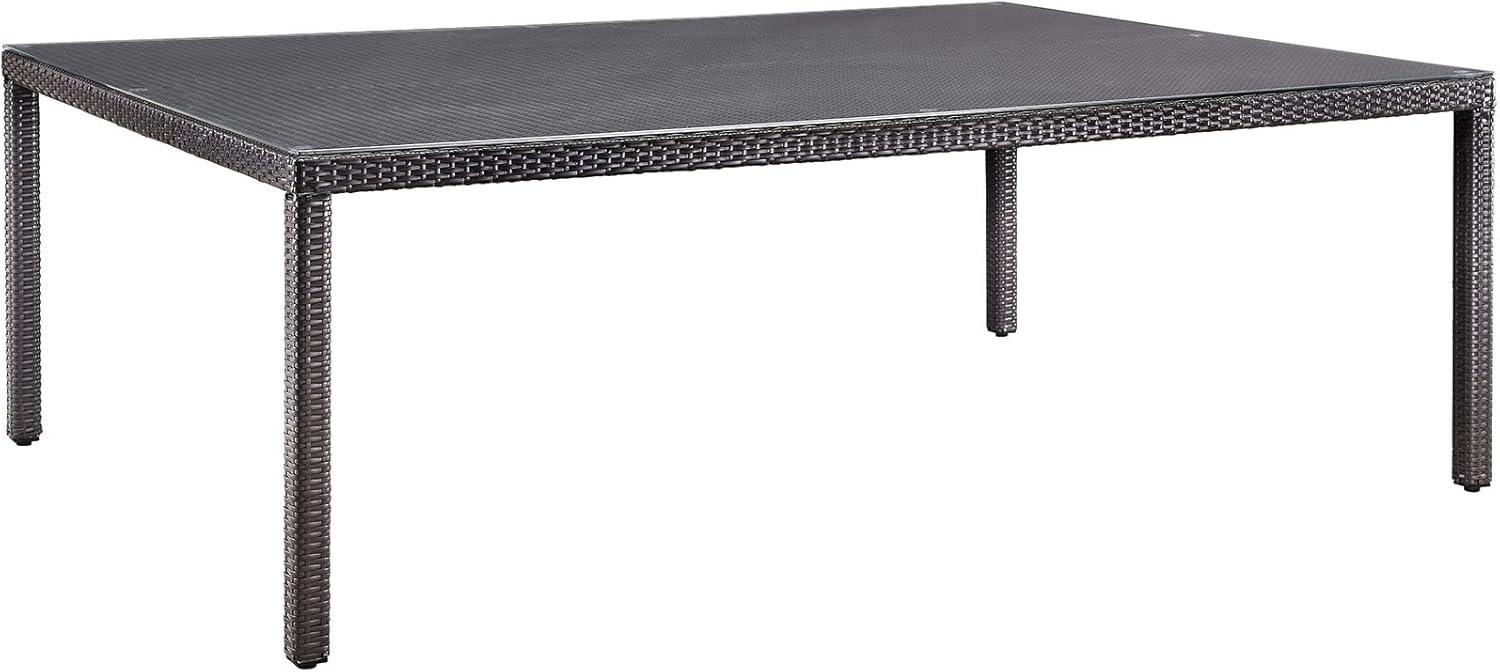 Ergode Convene 90" Outdoor Patio Dining Table - Espresso