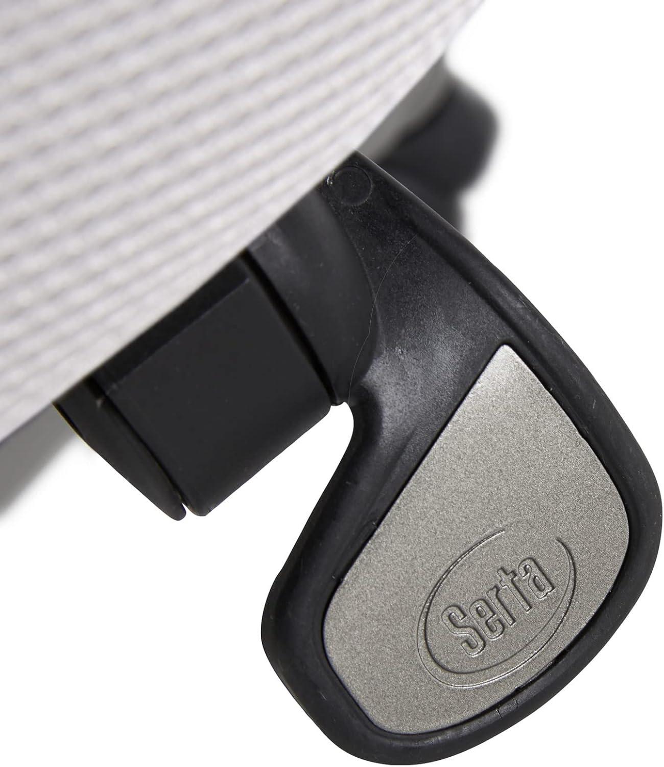 Serta Lautner Executive Office Chair, SmartLayers and ComfortCoils Technology, Adjustable Lumbar