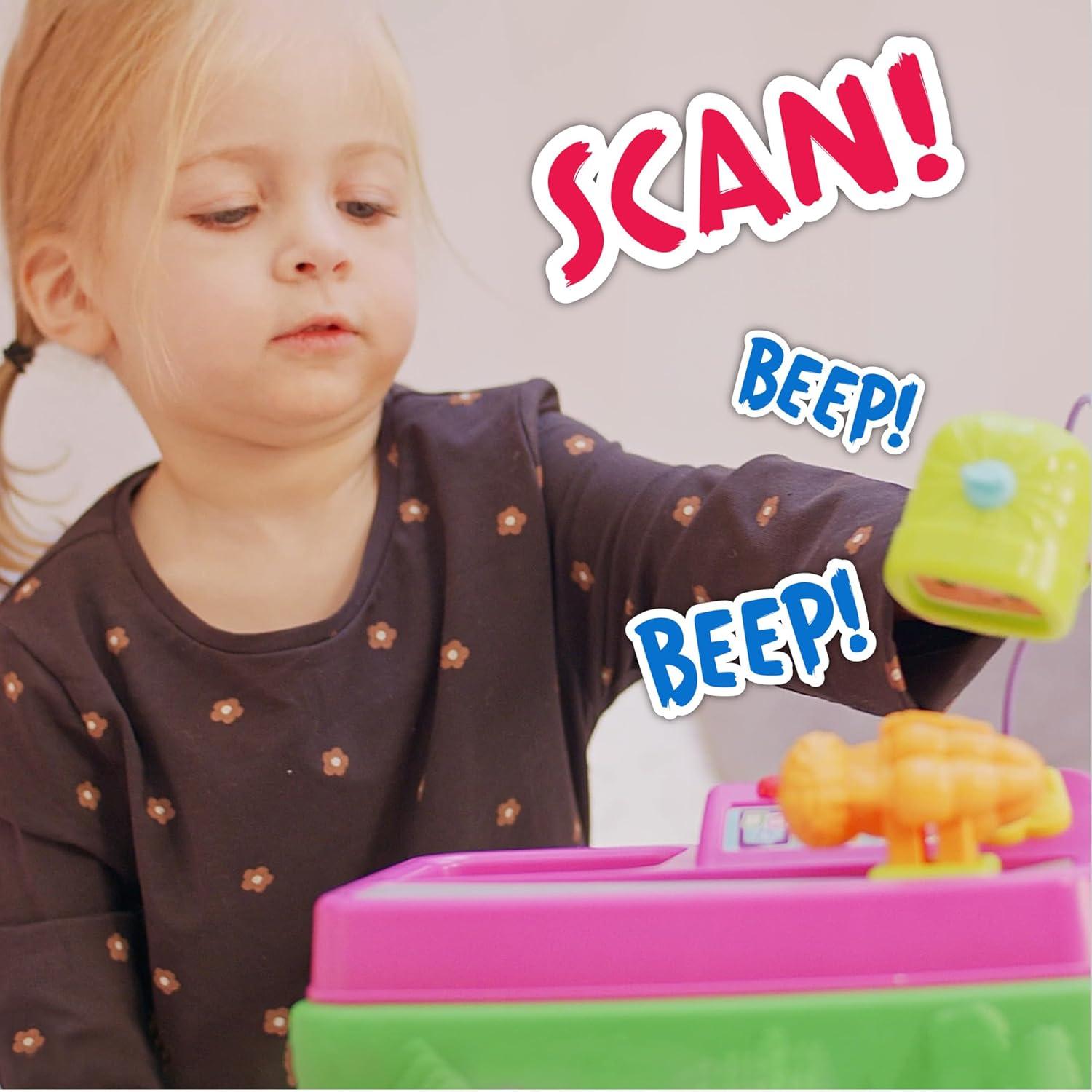 CoComelon Veggie Fun Learning Basket, Pretend Play Food, Preschool Learning and Education, 10-pieces, Music and Sounds, Kids Toys for Ages 18 month