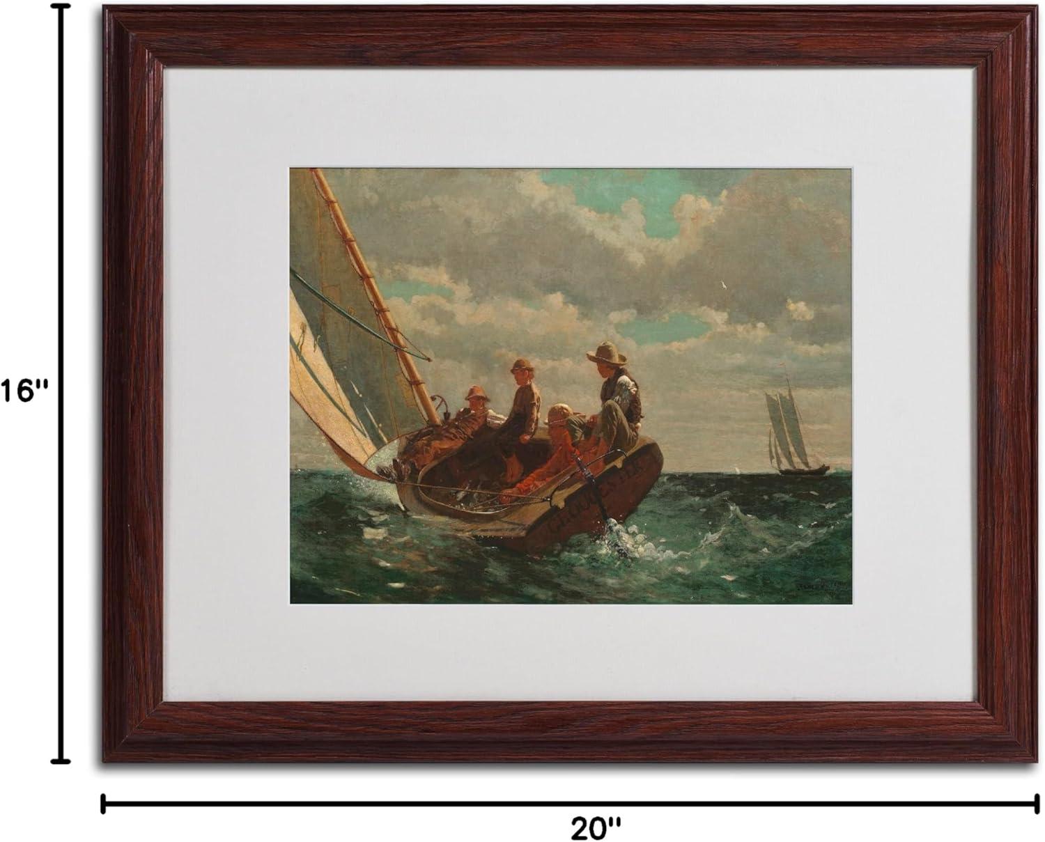 Vault W Artwork " Breezing Up (A Fair Wind) " by Winslow Homer