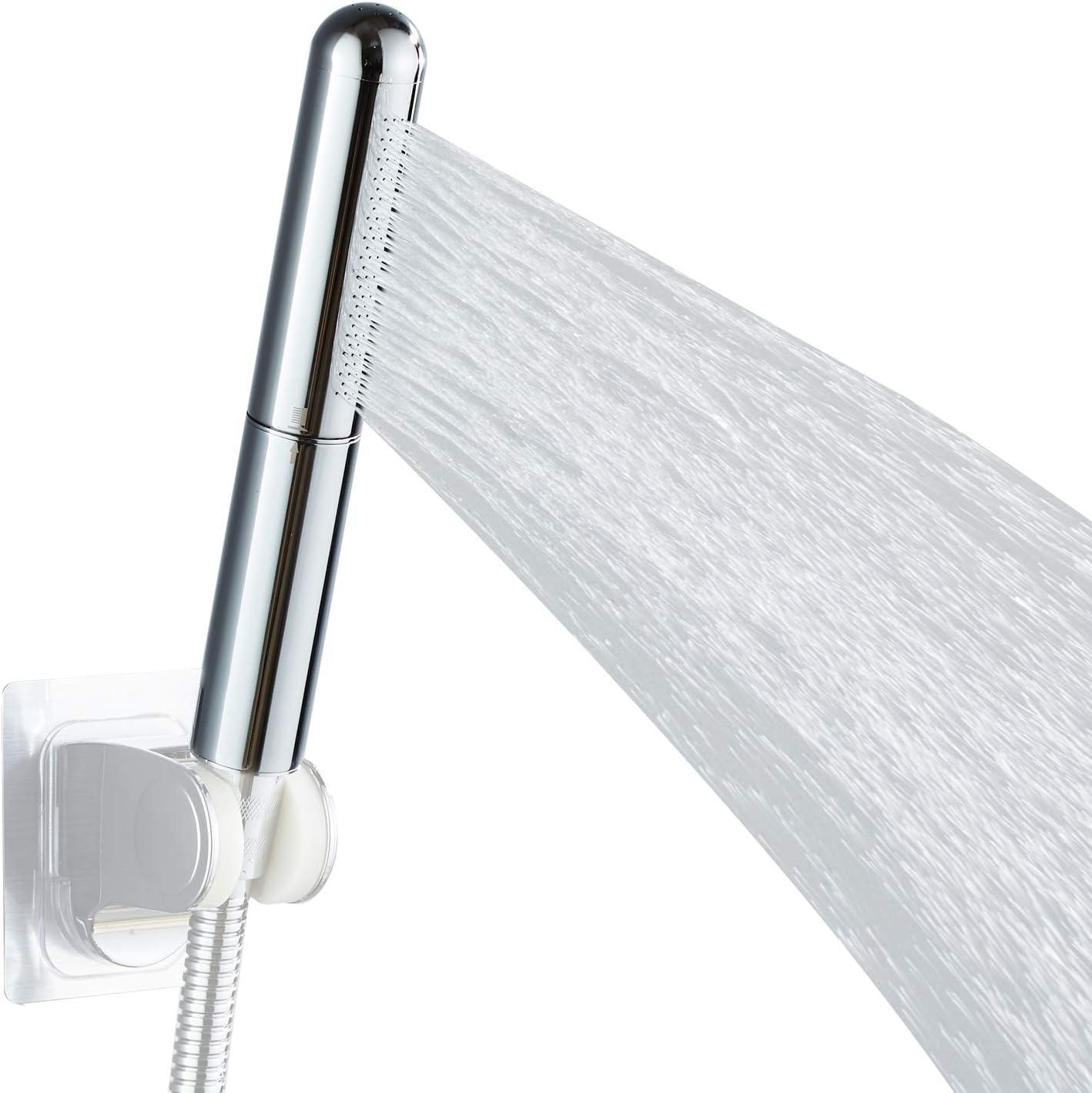 Shower Head Handheld Solid Copper Bathroom showerhead High pressure wand hand-held Sprayer (brush nickel)