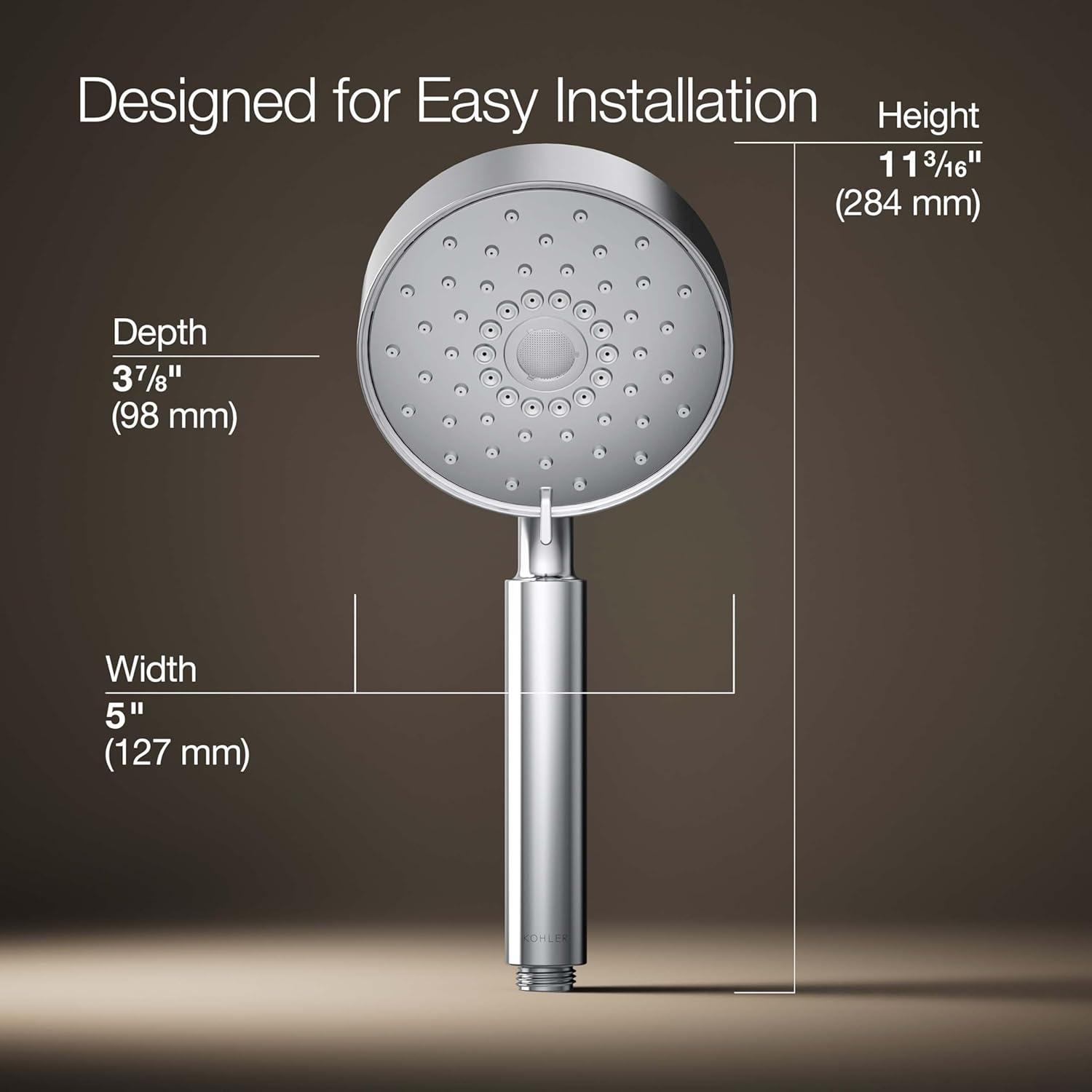 Purist® 2.5 GPM Multifunction Handheld Shower Head with Katalyst Air-Induction Technology