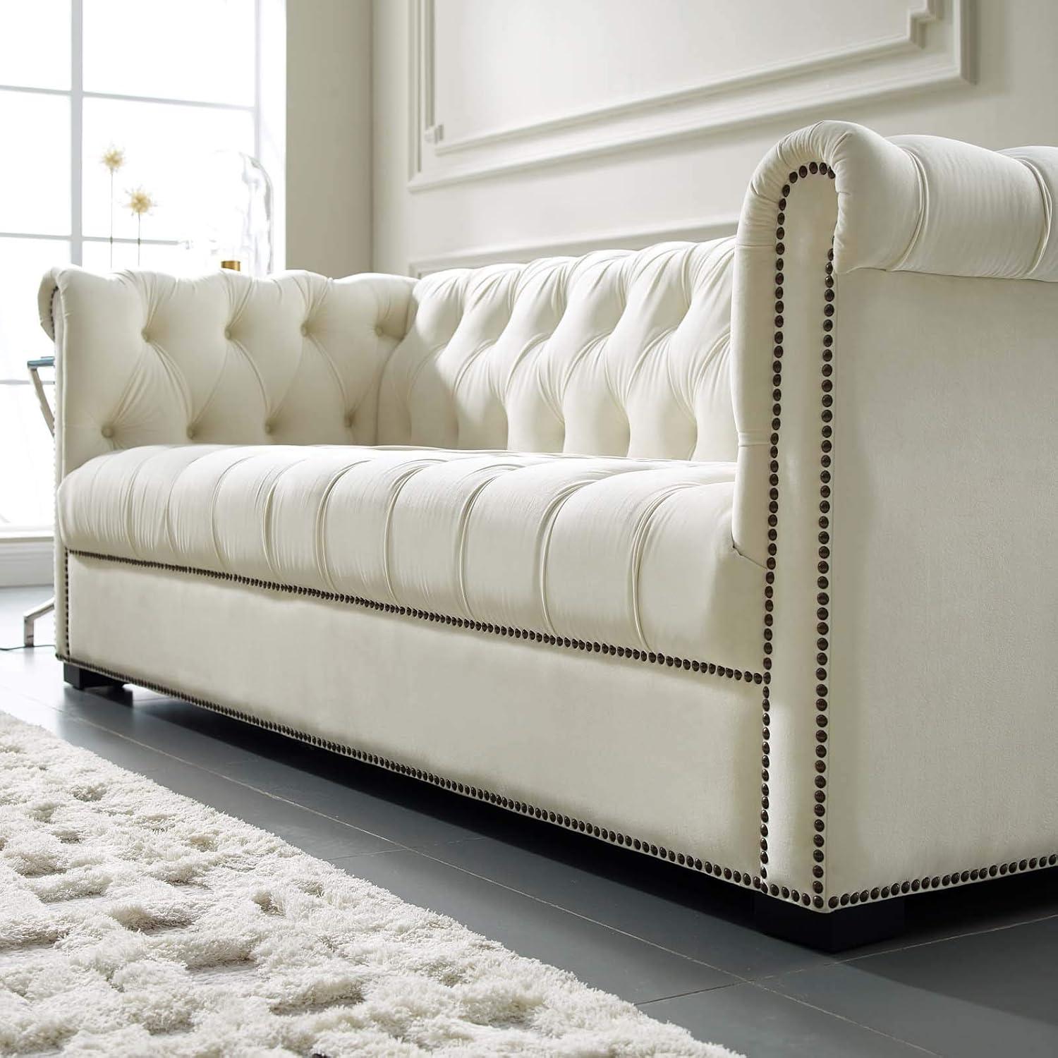 Natalia 86'' Velvet Sofa