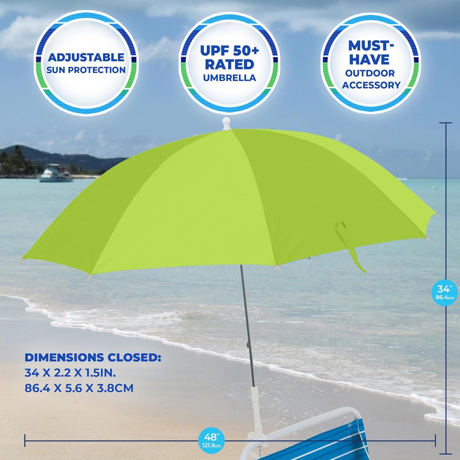 Rio Clamp-On Umbrella, Green
