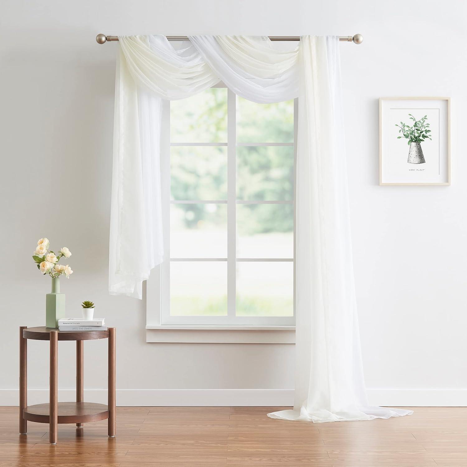 WARM HOME DESIGNS 2 Bed Canopy Curtains Bundle. Canopy Bed Curtains Available in Sizes and Many Colors