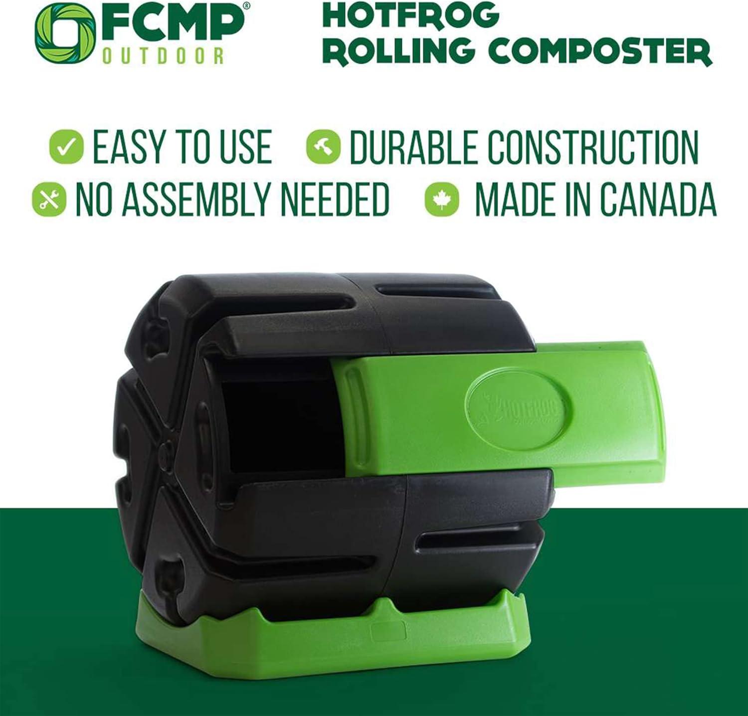 FCMP Outdoor Chamber Quick Curing Rolling Compost Tumbler Bin