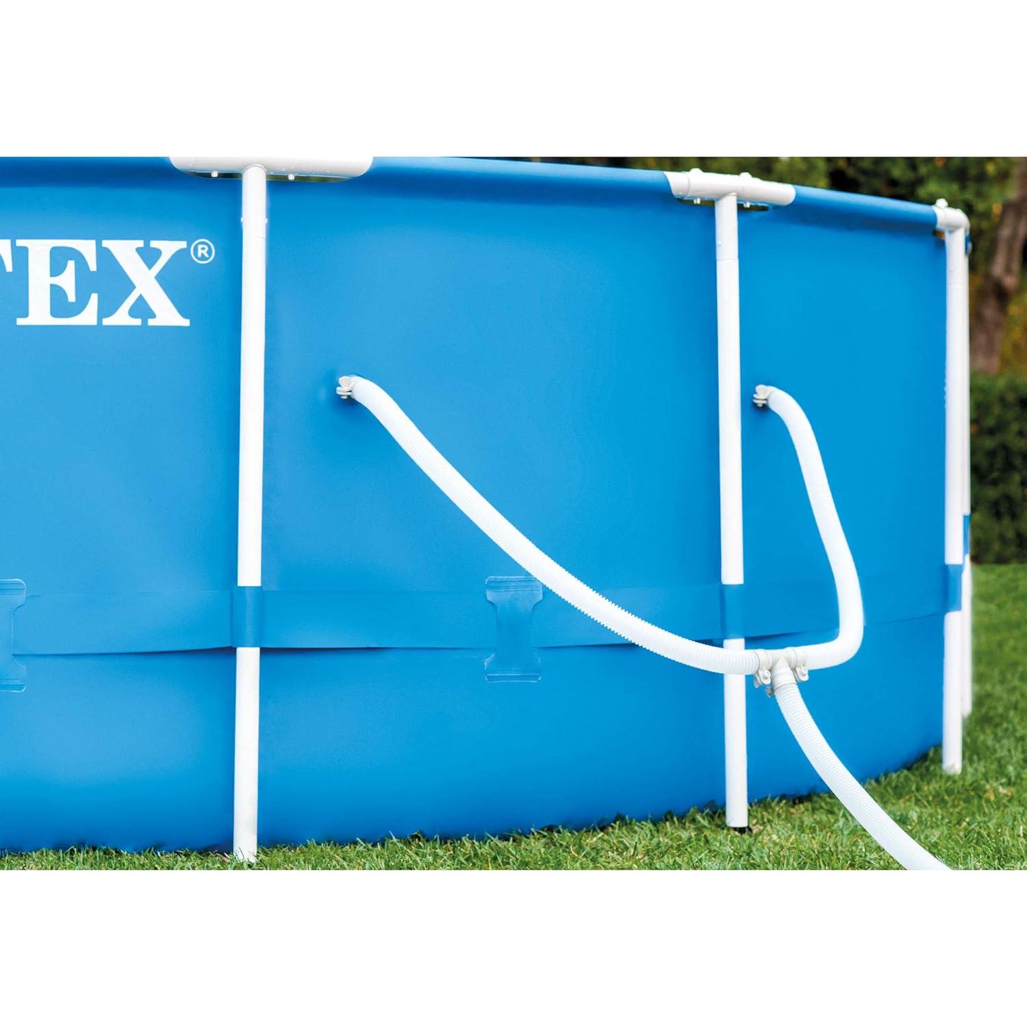 Intex Intex 12' x 30" Metal Frame Swimming Pool w/ Filter Pump & Pool Maintenance Kit