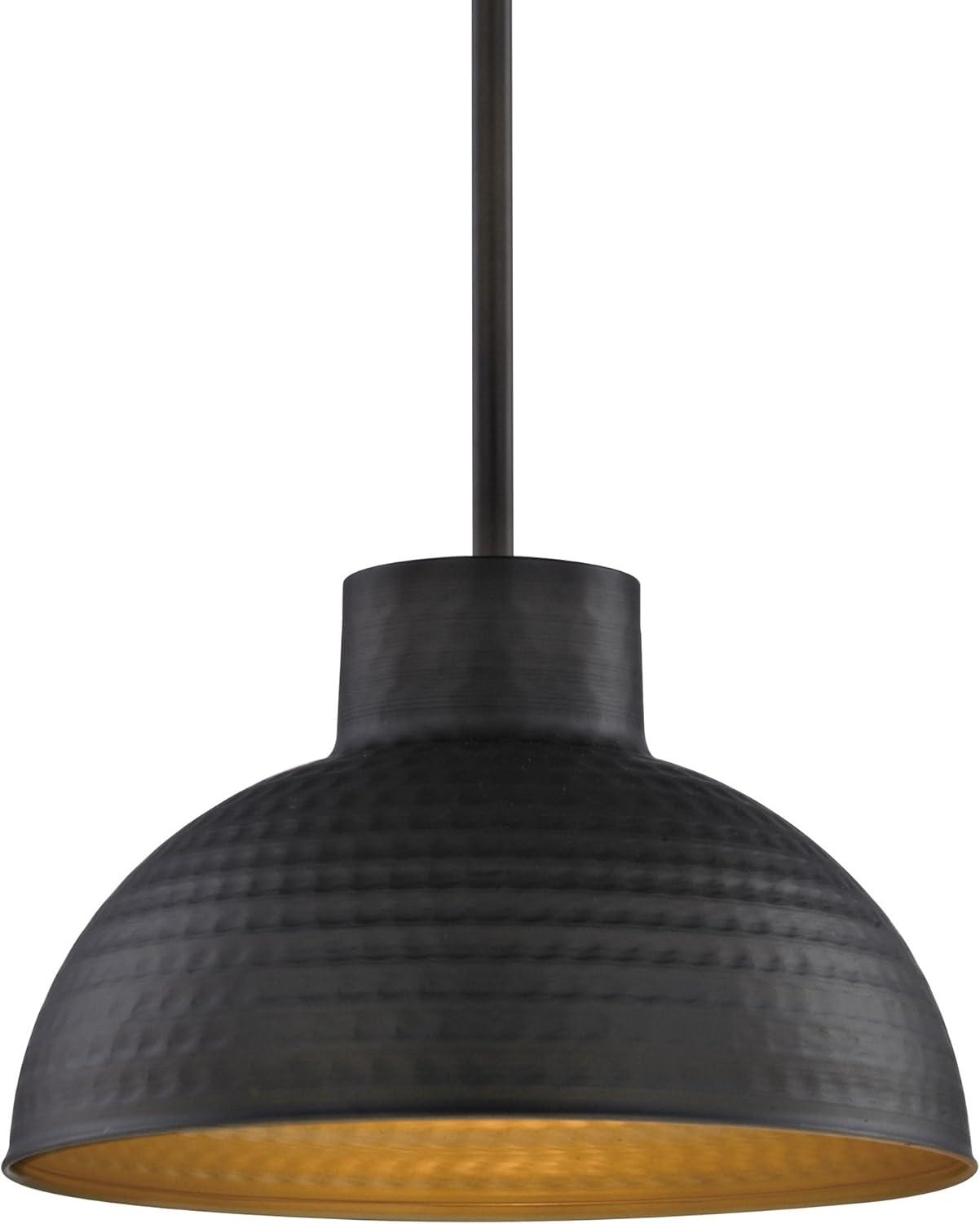 Westinghouse 6309900 One Light Indoor Pendant, Hammered Oil Rubbed Bronze