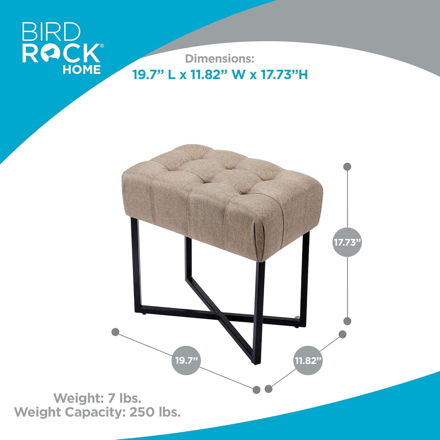BirdRock Home Upholstered Ottoman