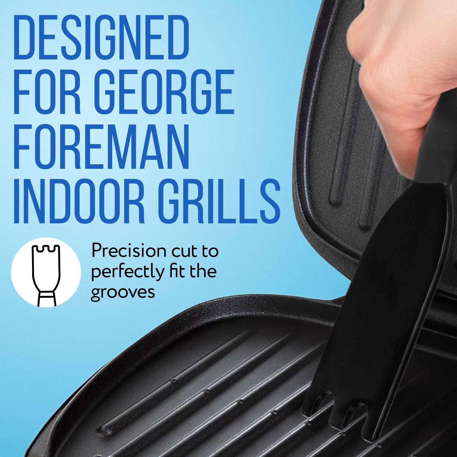 Impresa [2 Pack] Spatula/Scraper for George Foreman Indoor Grills - George Foreman Grill Spatula/Scraper