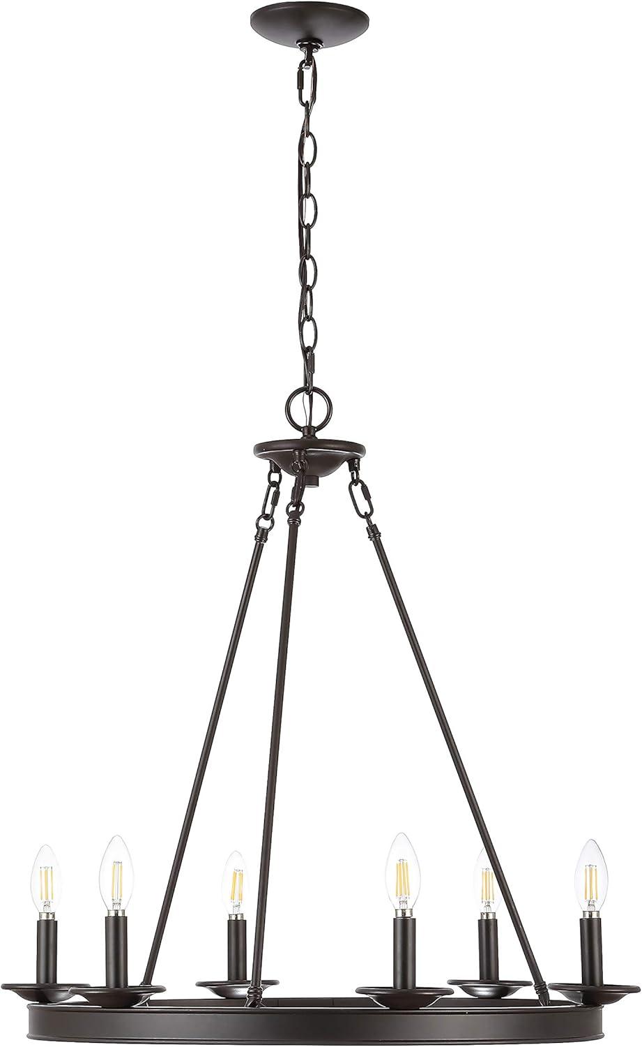 Joris 6 Light Chandelier  - Safavieh