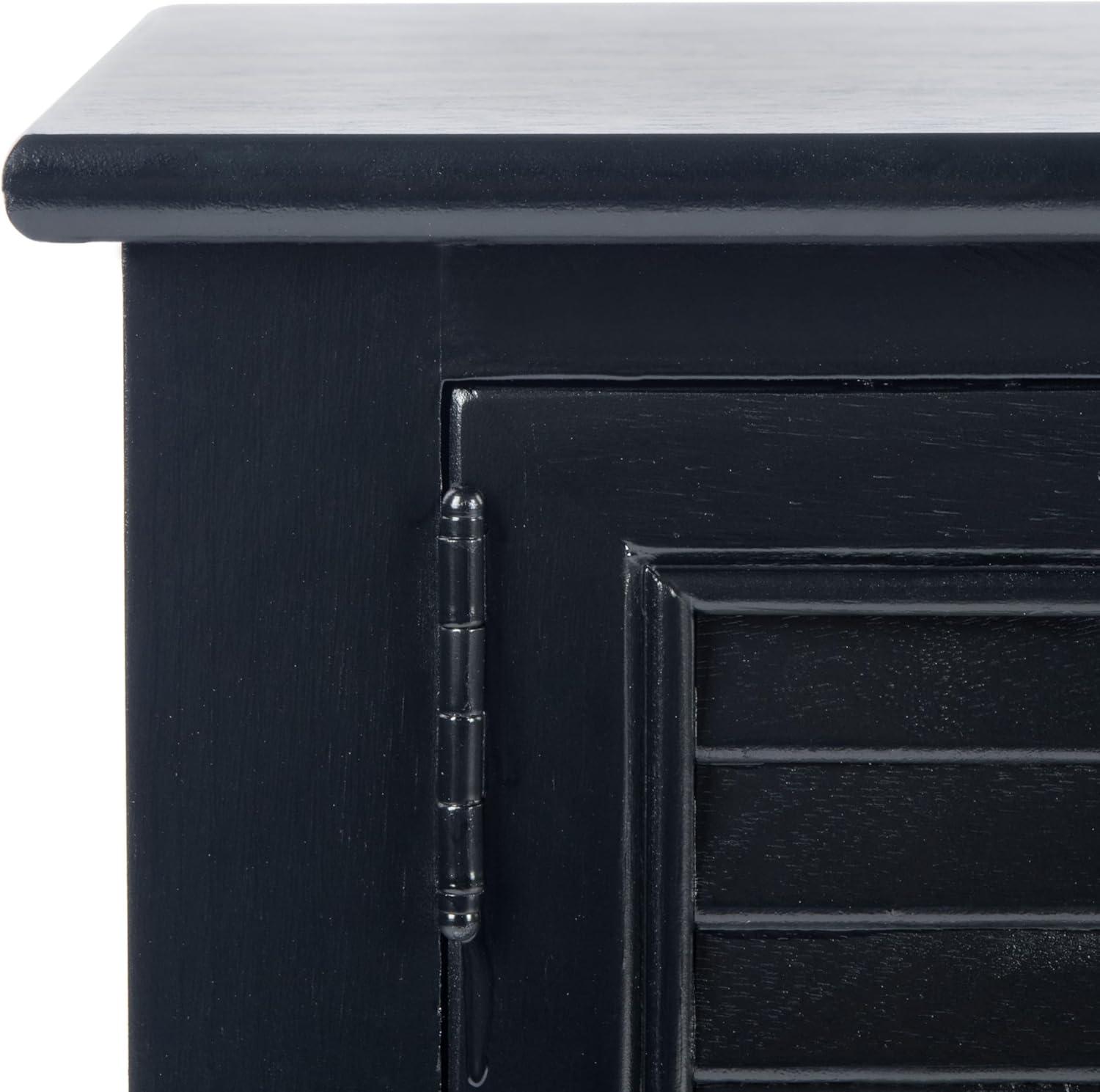 Tate 2 Drawer 2 Door Console Table - CNS5722B - Black - Safavieh