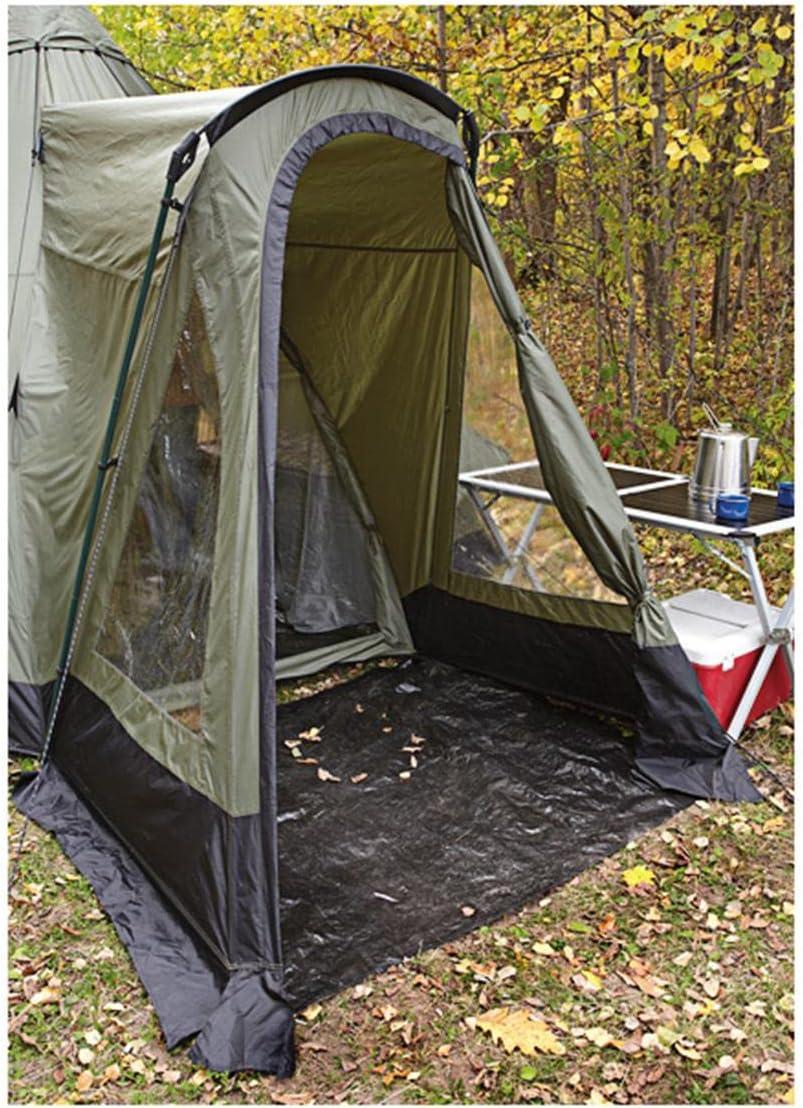 Green 14' x 14' Polyester Teepee Tent with Vestibule