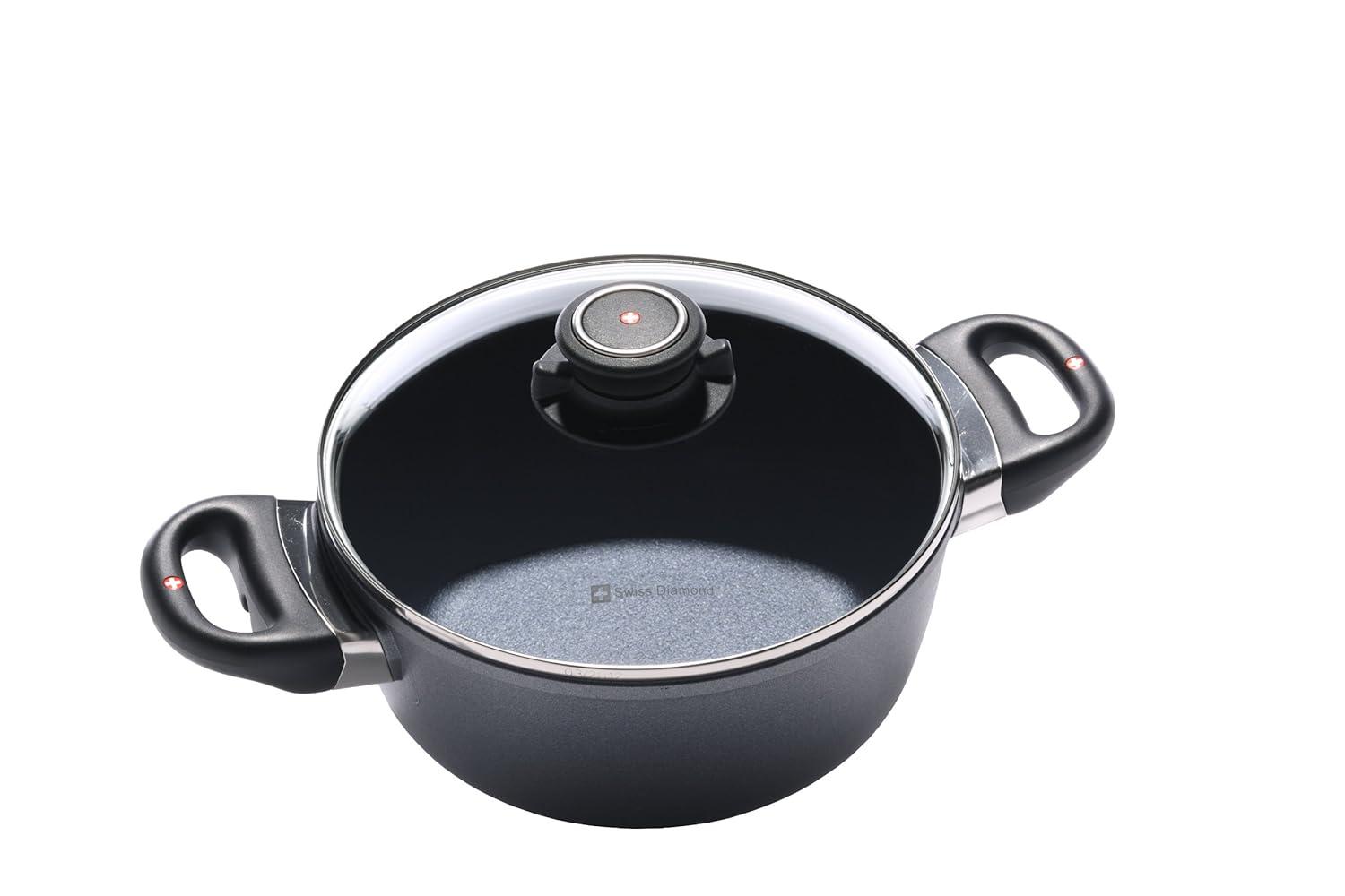 Swiss Diamond Round Non-Stick Casserole