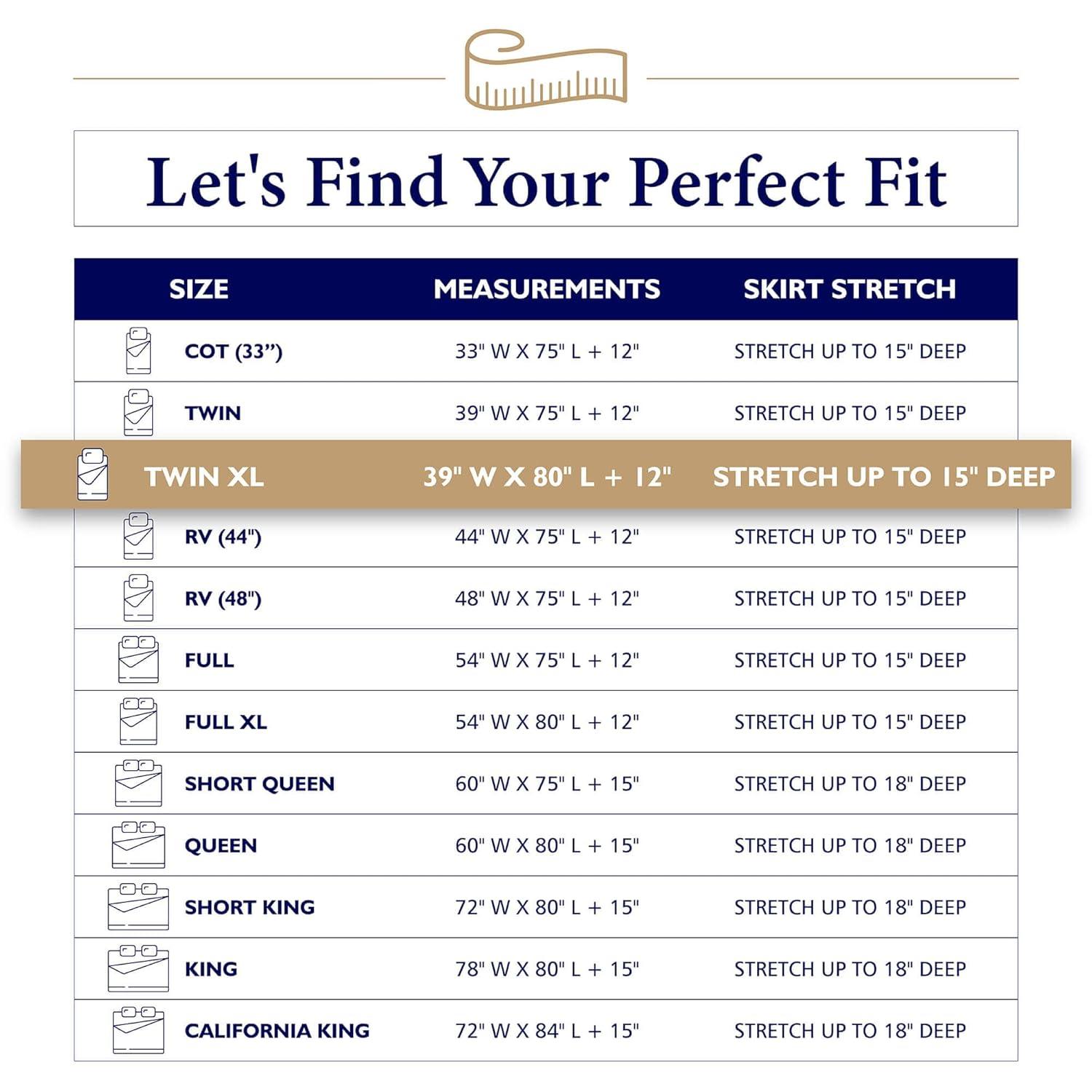 Twin XL Mattress Protector Waterproof, Rest-Guard 100% Waterproof Quilted Fitted Mattress Pad, Ultra Soft & Noiseless Mattress Cover Bed Cover - fits up to 21" Deep, Machine Washable