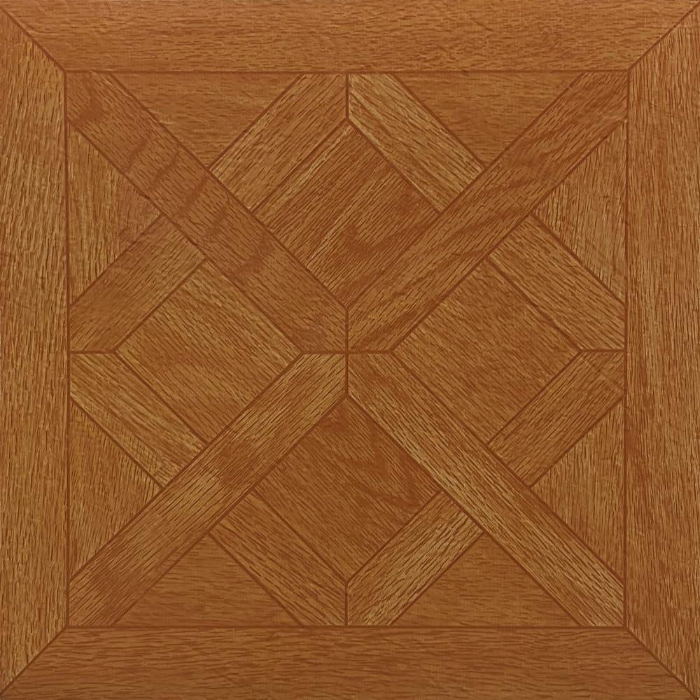 Classic Parquet Oak 12'' x 12'' Self-Adhesive Vinyl Floor Tiles