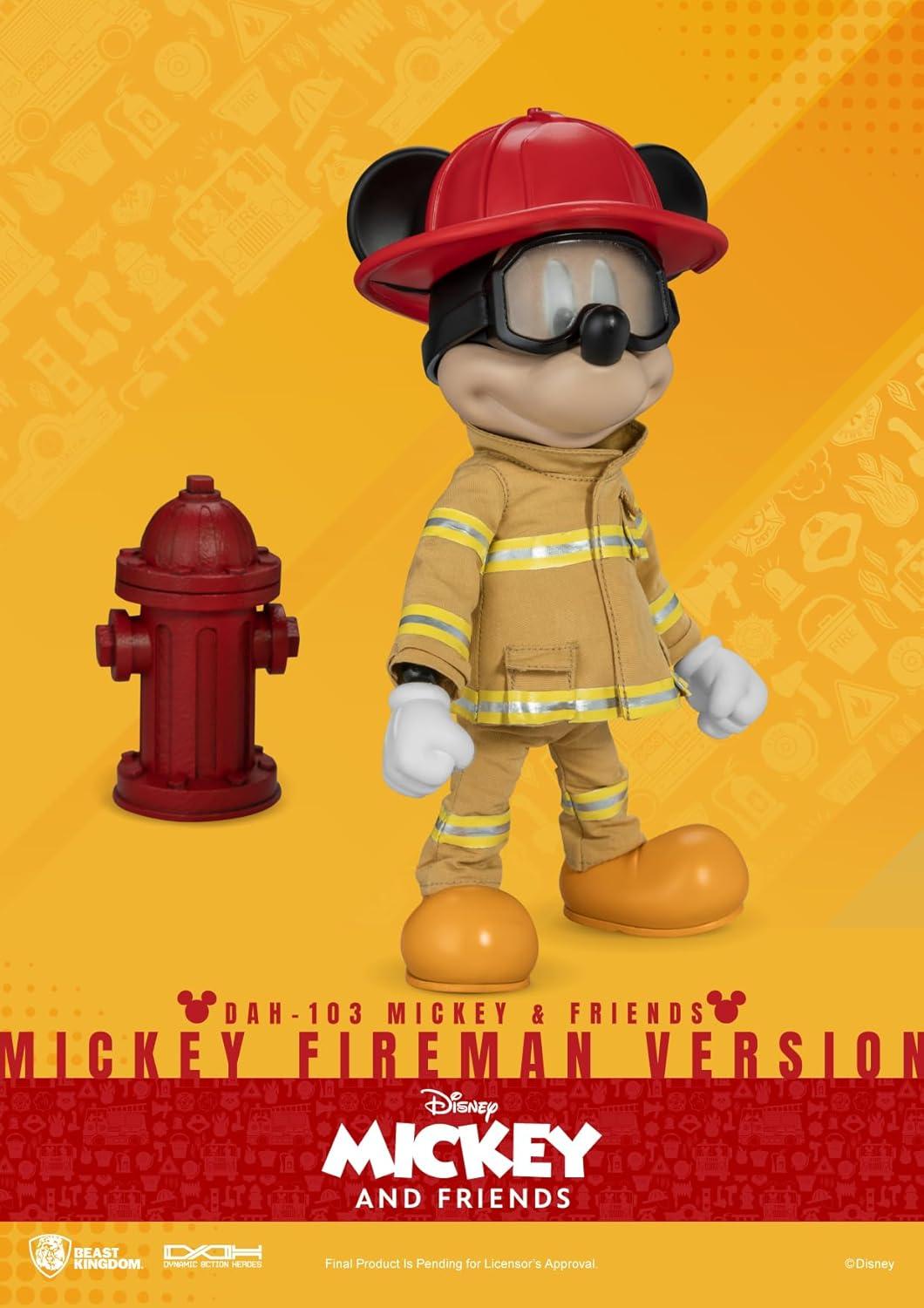 Mickey & Friends Mickey Fireman Version (Dynamic 8ction Hero)