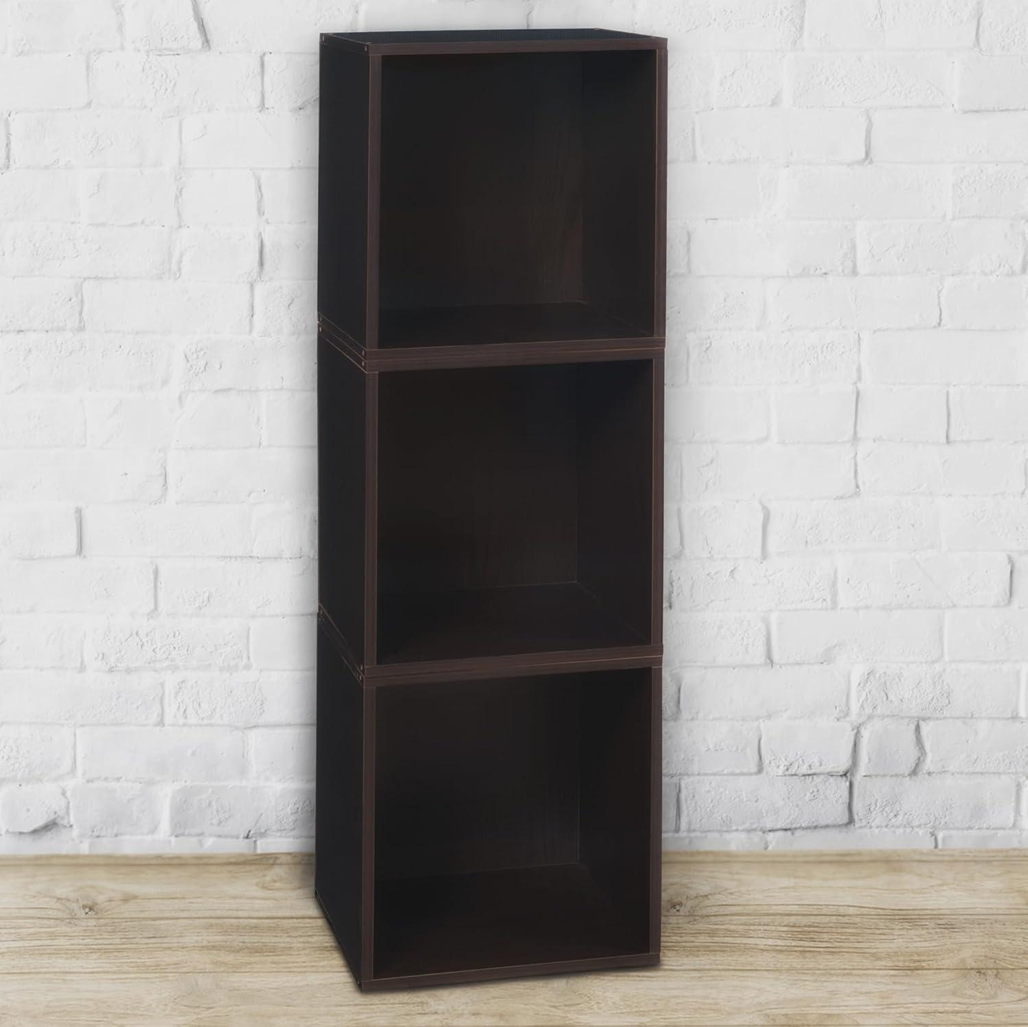Niche Cubo Storage Organizer Open Bookshelf Set- 6 Cubes- Cherry
