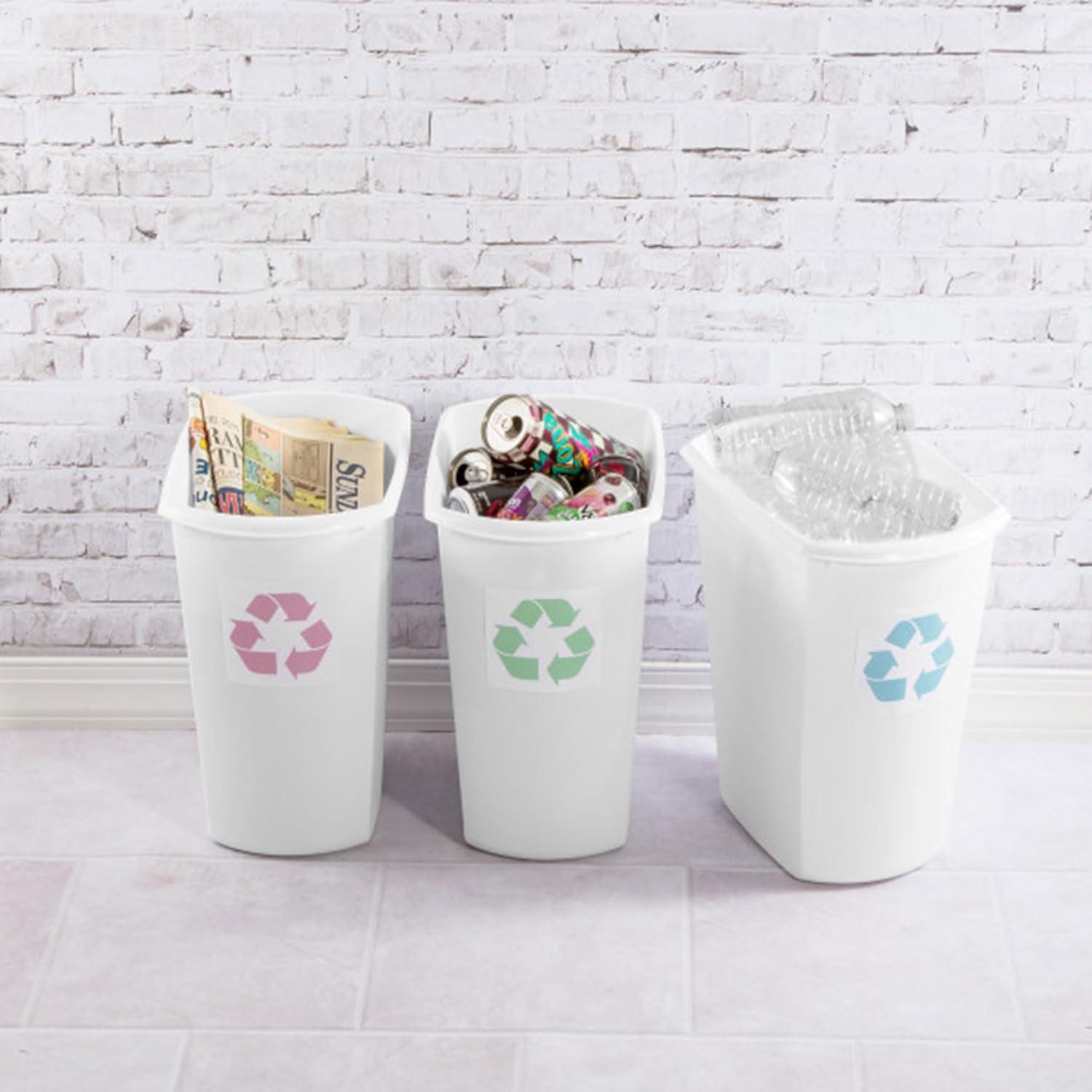 Sterilite Rectangular Wastebasket Open Top Trash Bin, 6 Pack | Wayfair