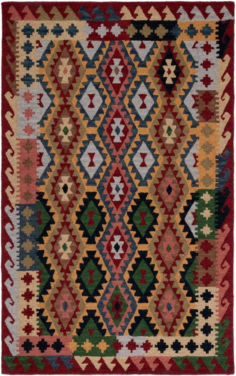 Foundry Select Ashle Hand Tufted 0.8 Wool 0.1 Cotton 0.1 Latex Southwestern Rug