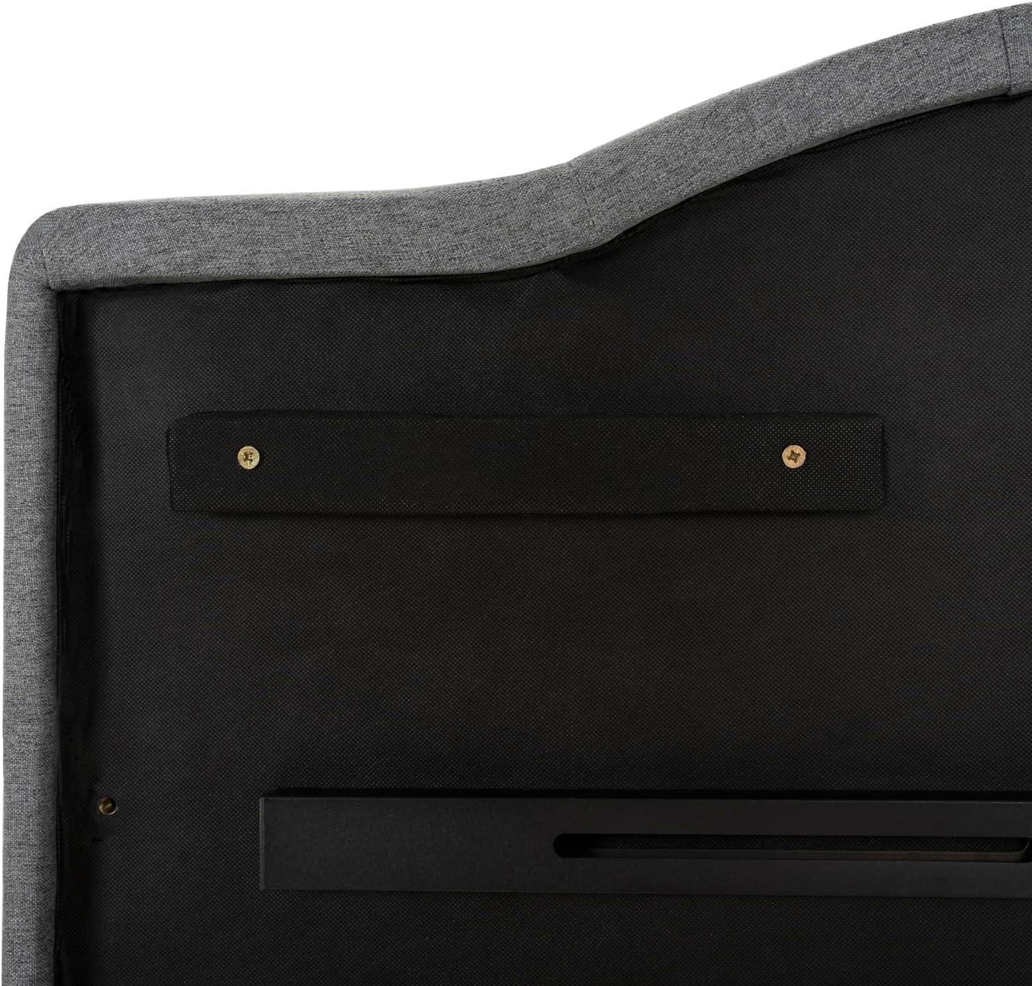 Jessenia Headboards for Full Size Bed, Upholstered Tufted Bed Headboard, 12 Adjustable Positions Full Headboard Only, Wall Mounted Headboard, Bed Backboard Linen Fabric Head Board - Light Gray