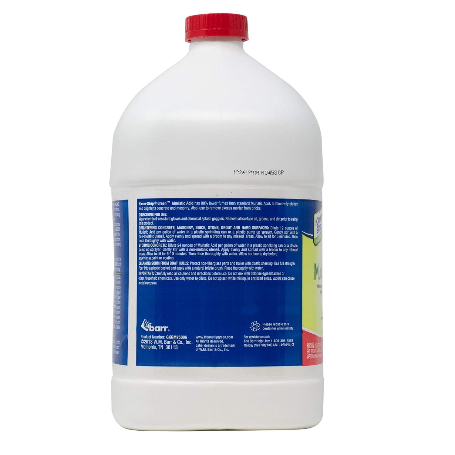 Klean Strip Green Gallon Muriatic Acid for Concrete and Masonry