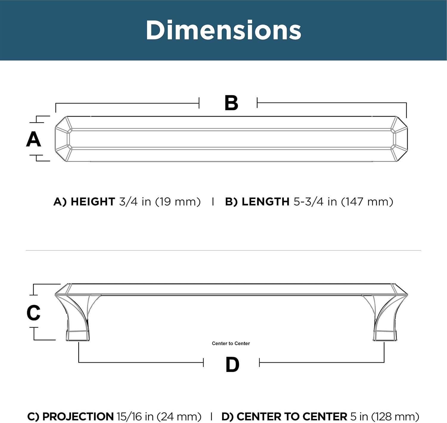 Franklin Brass Napier Appliance Pull