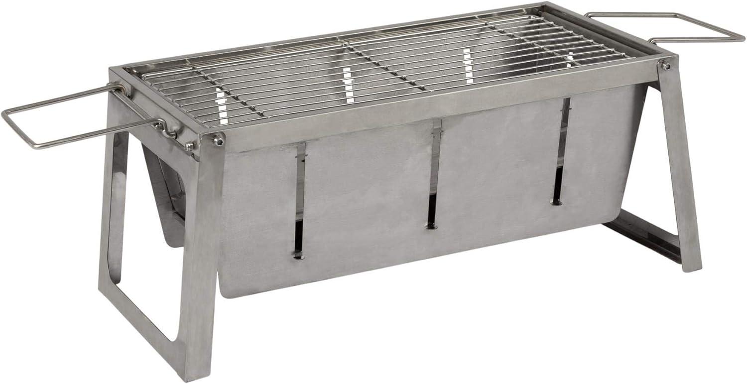 Compact Charcoal Stainless Steel Foldaway Grill