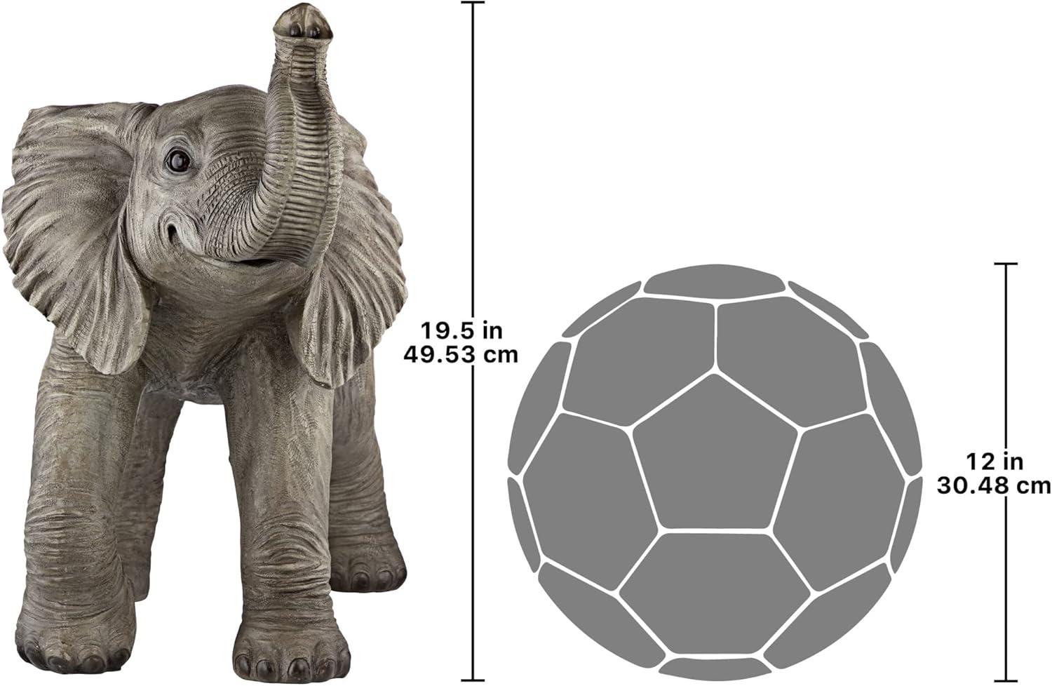 Dakota Fields Kalamazoo Elephant Weather Resistant Resin Garden Statue