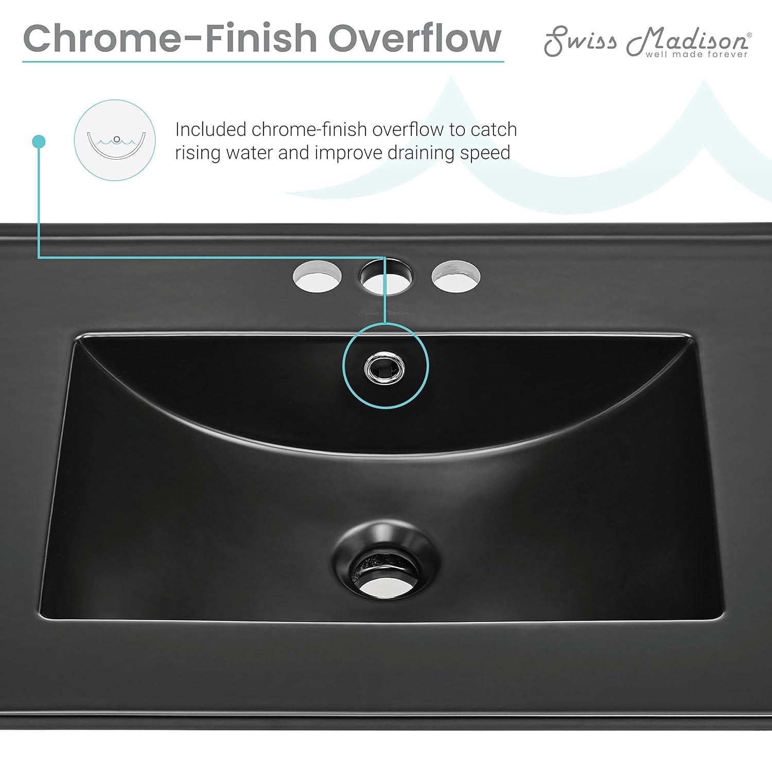 Ceramic 24" Single Bathroom Vanity Top
