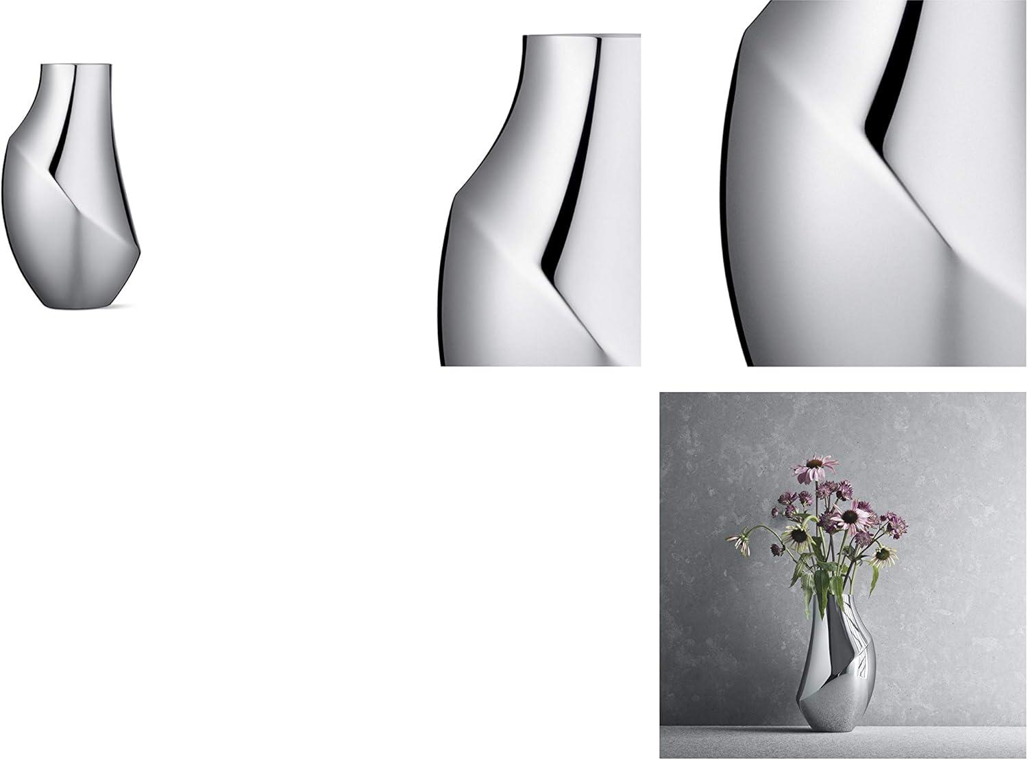 Flora Mirror Polished Indoor / Outdoor Stainless Steel Table Vase