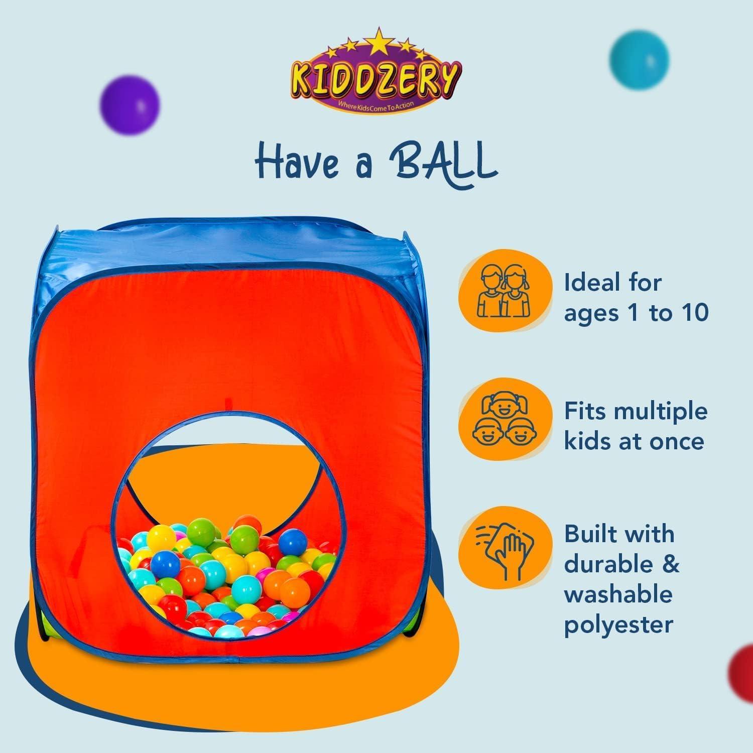 Title: Kiddey Tunnel and Ball Pit Play Tent Set: Spark Imagination with 3-Piece Pop-Up Adventure