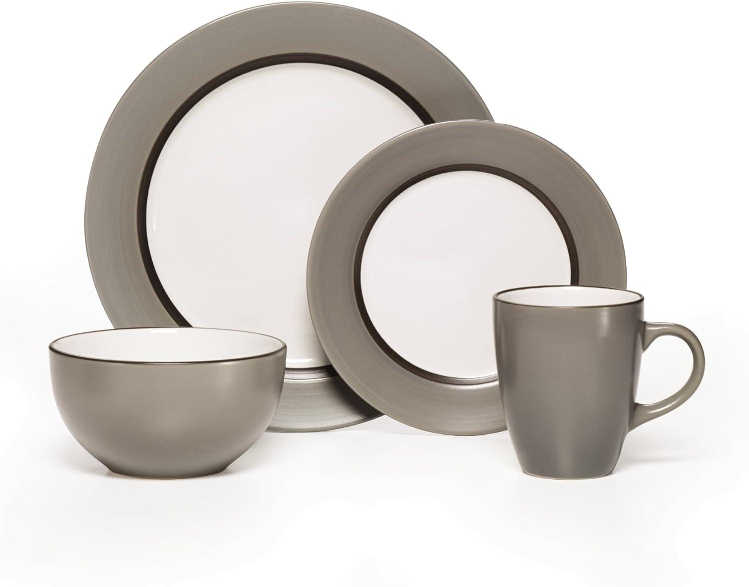 Pfaltzgraff Grayson 16-Piece Stoneware Dinnerware Set, Service for 4