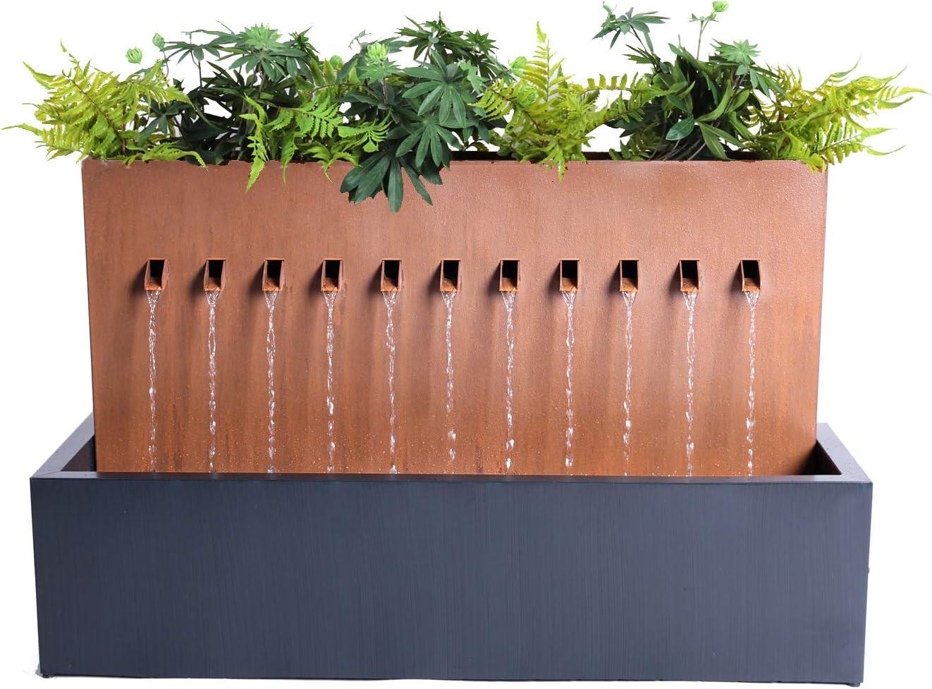 Hi-Line Gift Ltd. Metal Weather Resistant Floor Fountain