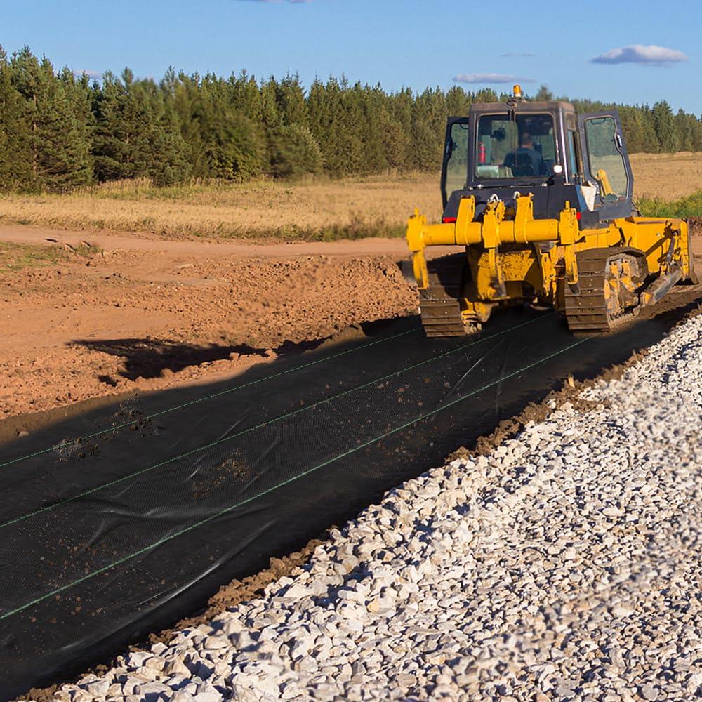 3FT x 50FT Weed Barrier Landscape Fabric Premium Heavy Duty with High Water Permeability and Breathability Woven Geotextile Fabric for Underlayment